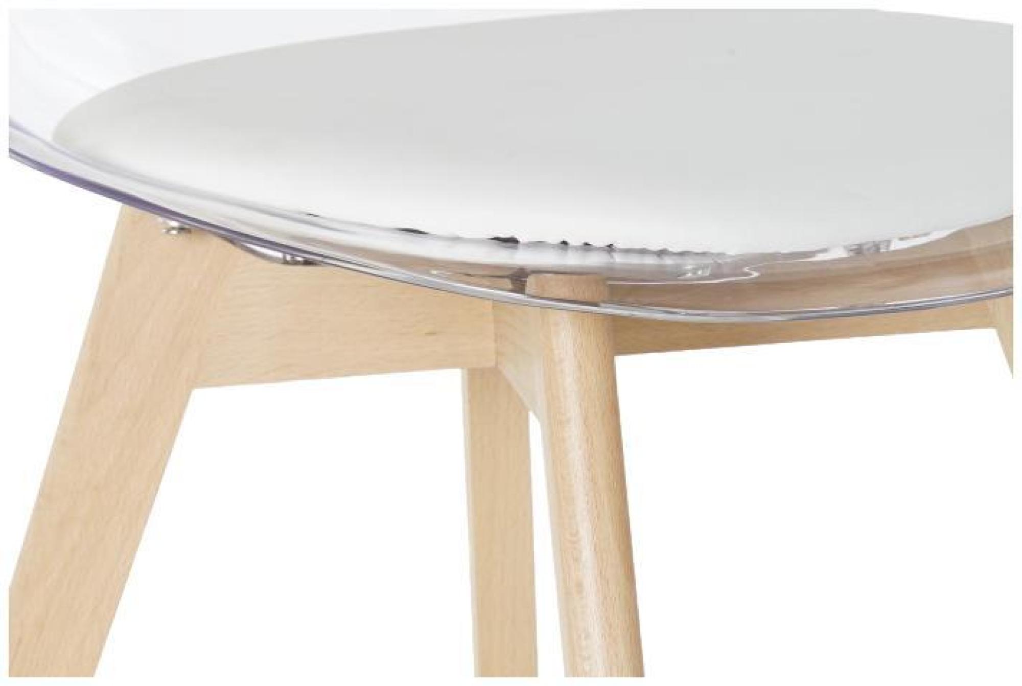 Product photograph of 4 X Ballia White Plastic Dining Chair from Choice Furniture Superstore.