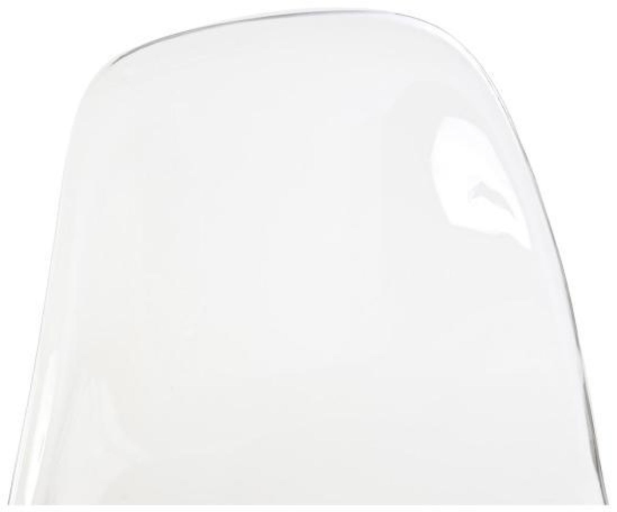 Product photograph of 4 X Ballia White Plastic Dining Chair - Black Seat Pad from Choice Furniture Superstore.