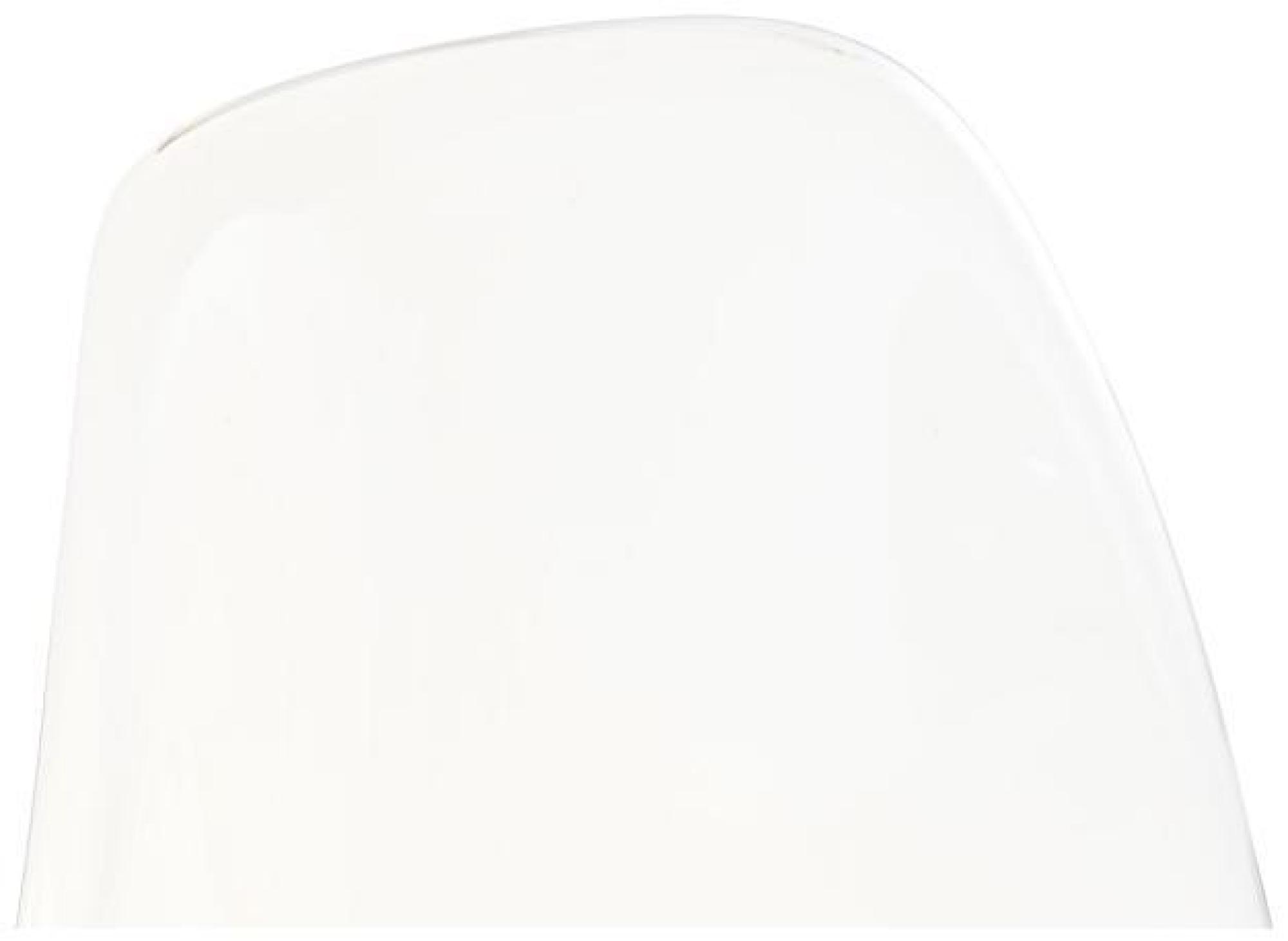 Product photograph of 4 X Ballia White Plastic Dining Chair - Grey Seat Pad from Choice Furniture Superstore.