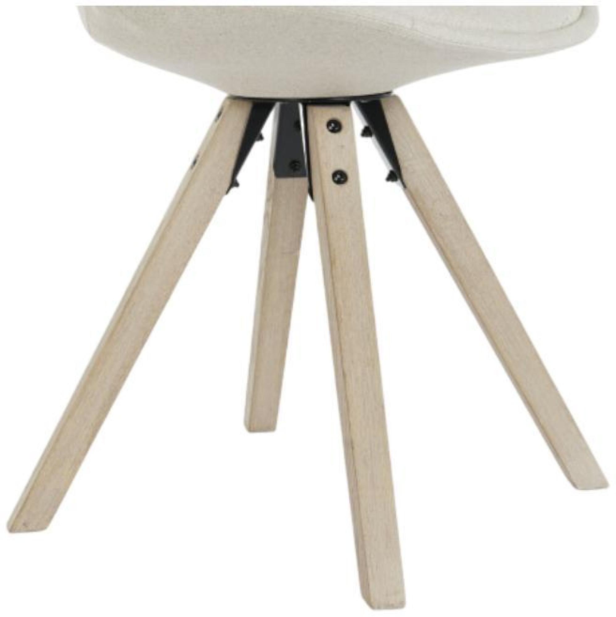 Product photograph of Set Of 2 Scandi Beige Fabric Dining Chair from Choice Furniture Superstore.