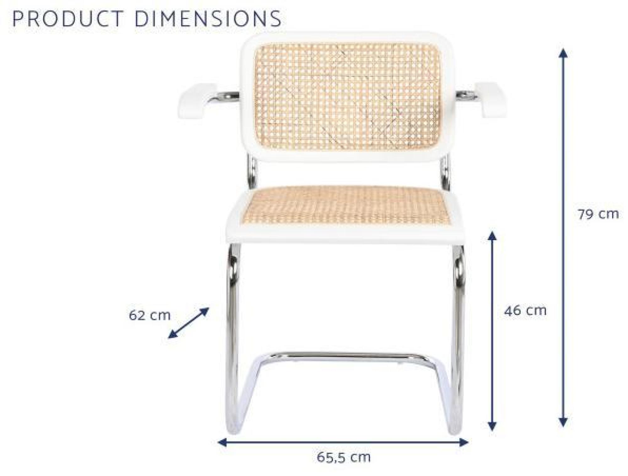 Product photograph of Set Of 2 Vintage Natural Rattan Dining Chair With Chrome Cantilever Base from Choice Furniture Superstore.