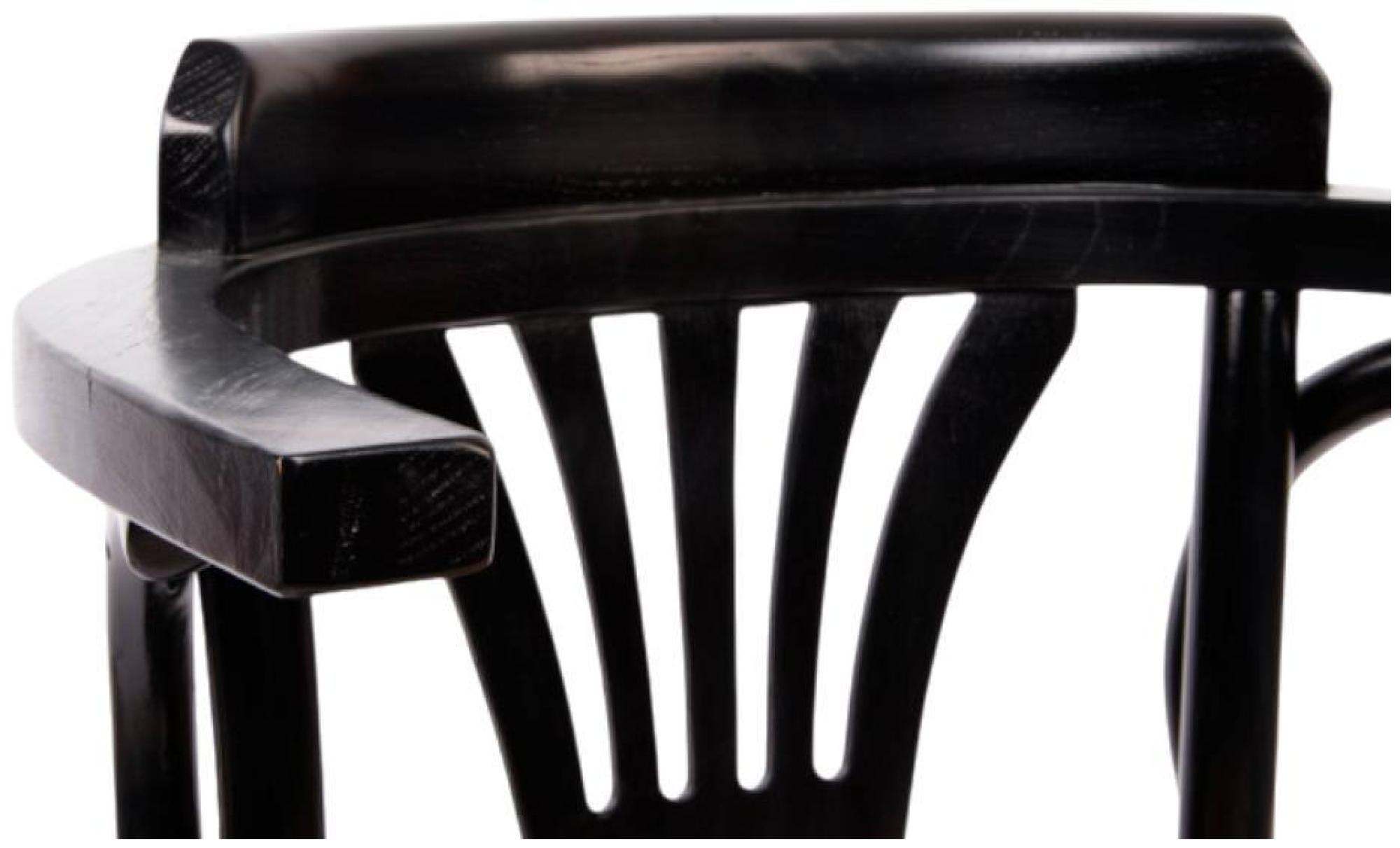 Product photograph of Set Of 2 Vintage Black Outdoor Dining Armchair from Choice Furniture Superstore.