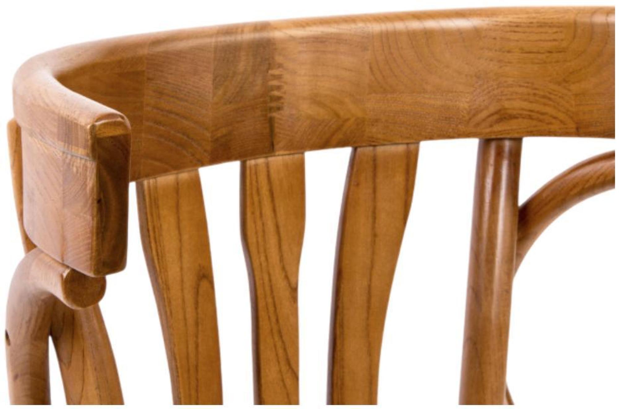 Product photograph of 2 X Vintage Natural Elm Wood Dining Chair from Choice Furniture Superstore.