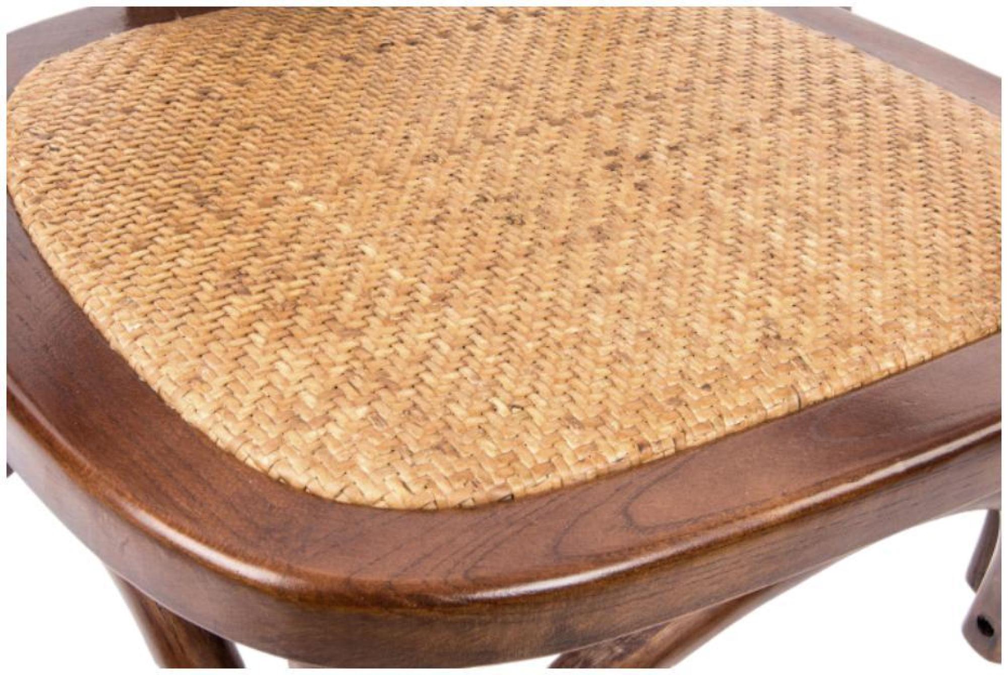 Product photograph of 2 X Vintage Brown Elm Wood Dining Chair from Choice Furniture Superstore.