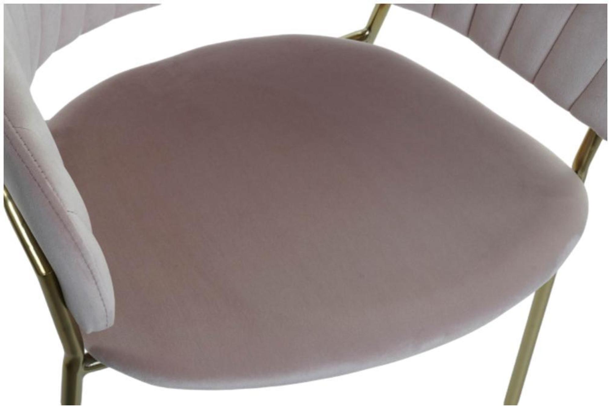 Product photograph of Set Of 2 Chic Pale Pink Fabric Dining Chair from Choice Furniture Superstore.