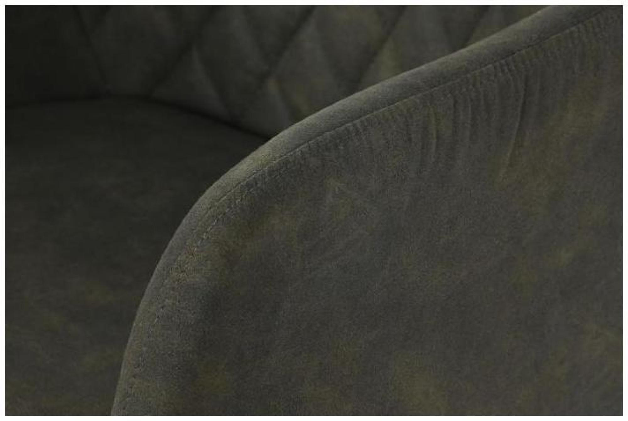 Product photograph of Set Of 2 Loft Green Fabric Swivel Dining Chair from Choice Furniture Superstore.