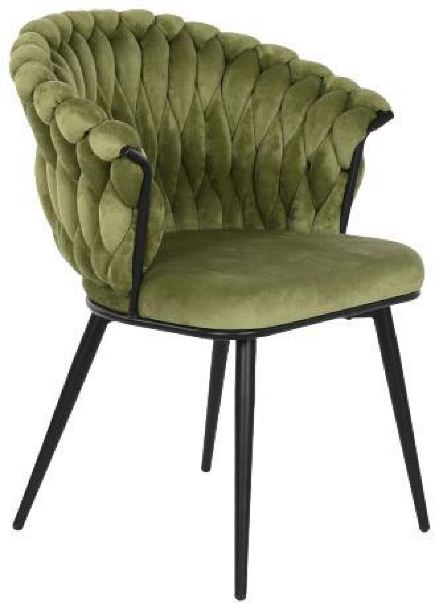 Product photograph of Set Of 2 Modern Green Fabric Dining Chair from Choice Furniture Superstore.