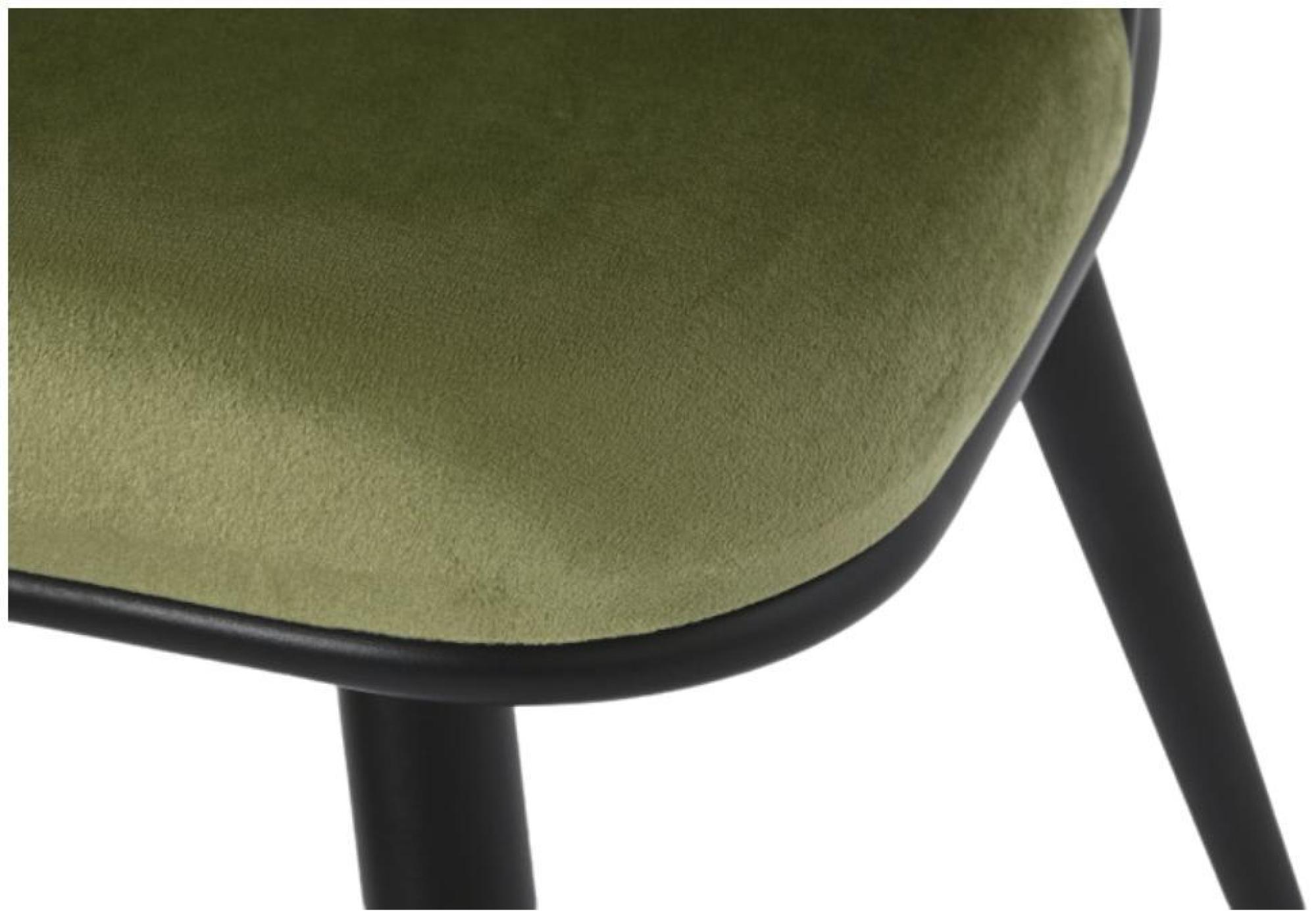 Product photograph of Set Of 2 Modern Green Fabric Dining Chair from Choice Furniture Superstore.