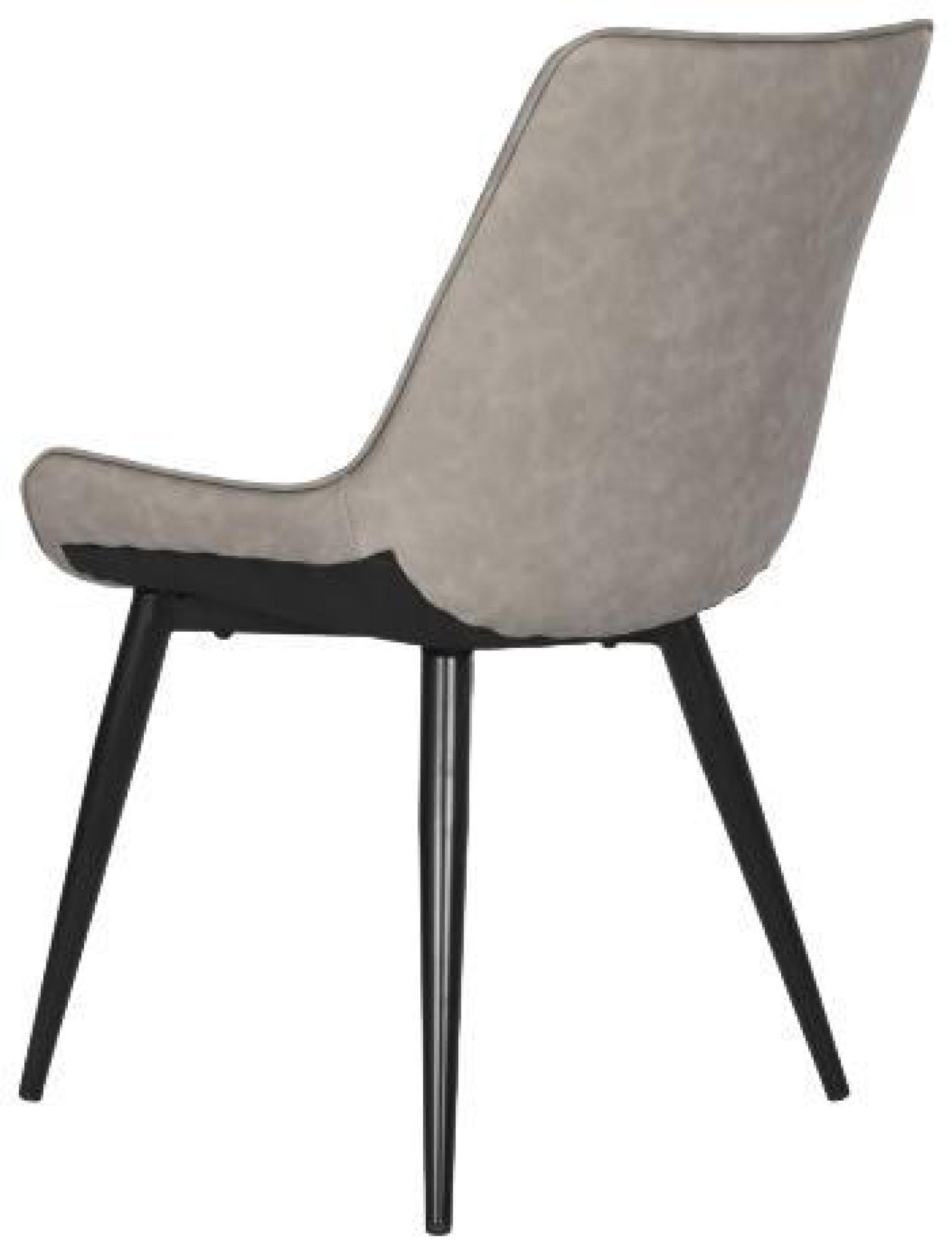 Product photograph of Set Of 2 Douglas Grey Faux Leather Dining Chair from Choice Furniture Superstore.