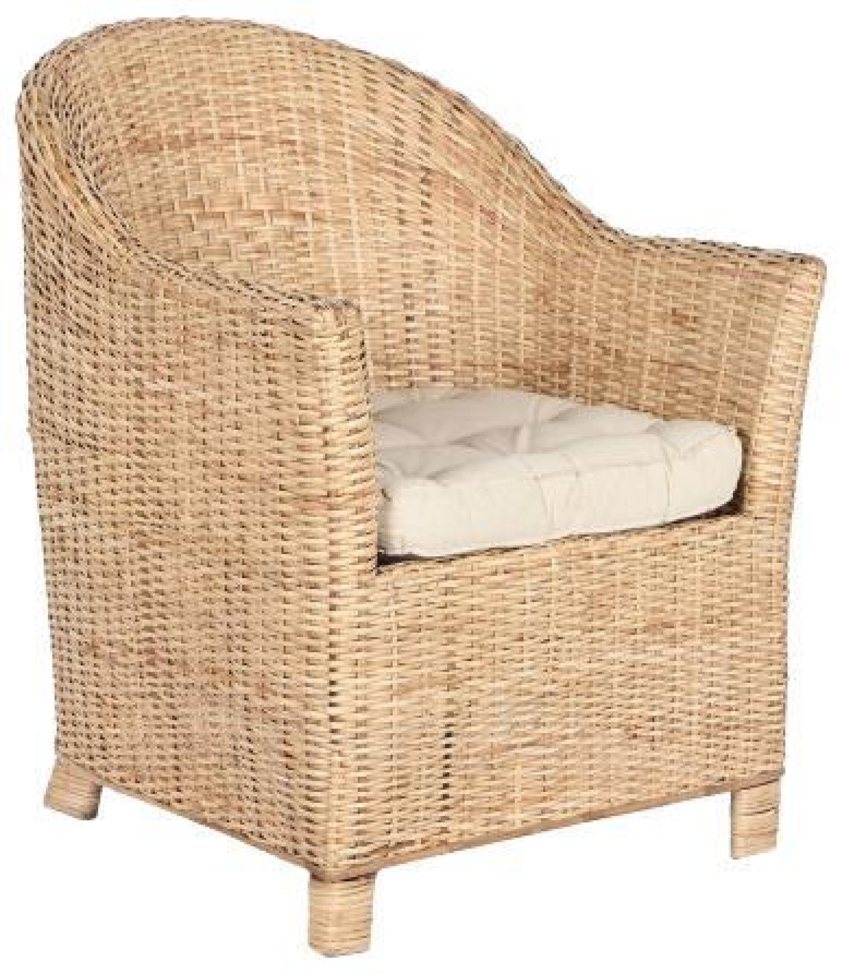 Product photograph of Set Of 2 Balinese Natural Rattan Outdoor Dining Armchair from Choice Furniture Superstore.