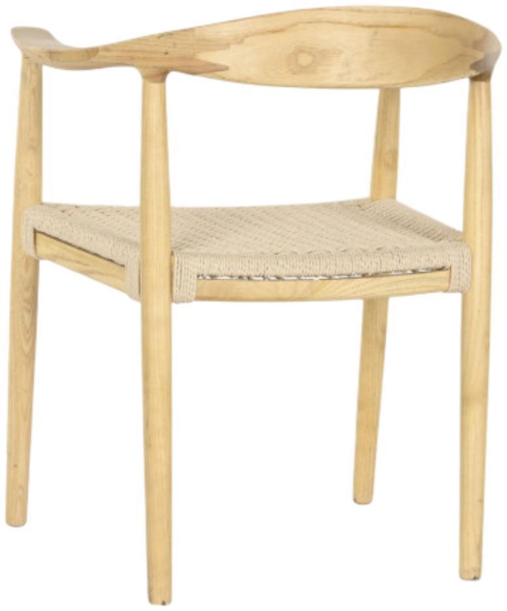Product photograph of Scandi Elm Wood Dining Armchair from Choice Furniture Superstore.