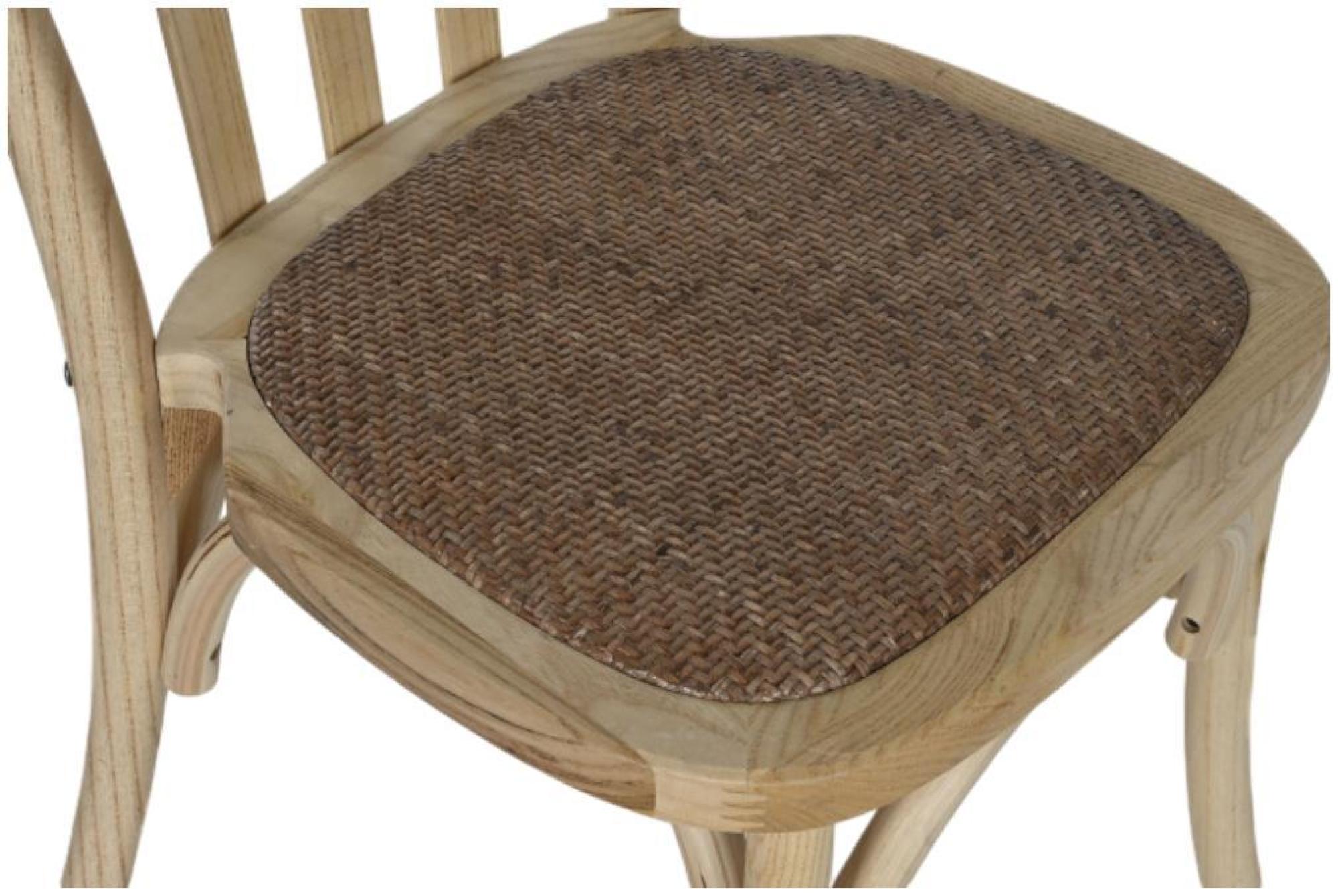 Product photograph of 2 X Elegant Elm Wood Slatted Back Dining Chair from Choice Furniture Superstore.
