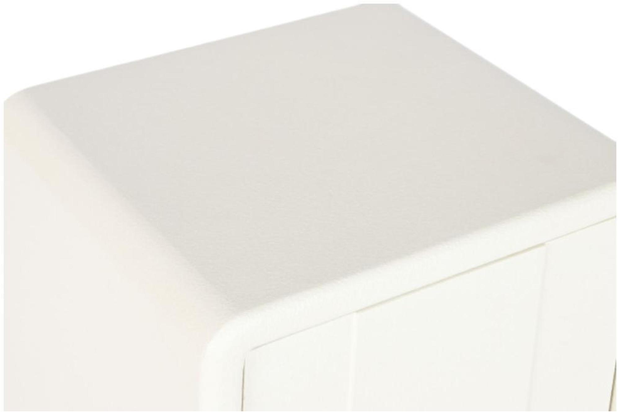 Product photograph of Modern White Wood 1 Door Bedside Table from Choice Furniture Superstore.