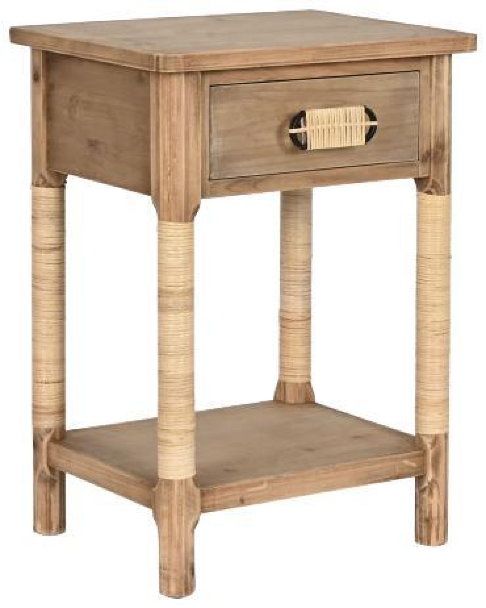 Product photograph of Alpine Wooden 1 Drawer Bedside Table from Choice Furniture Superstore.