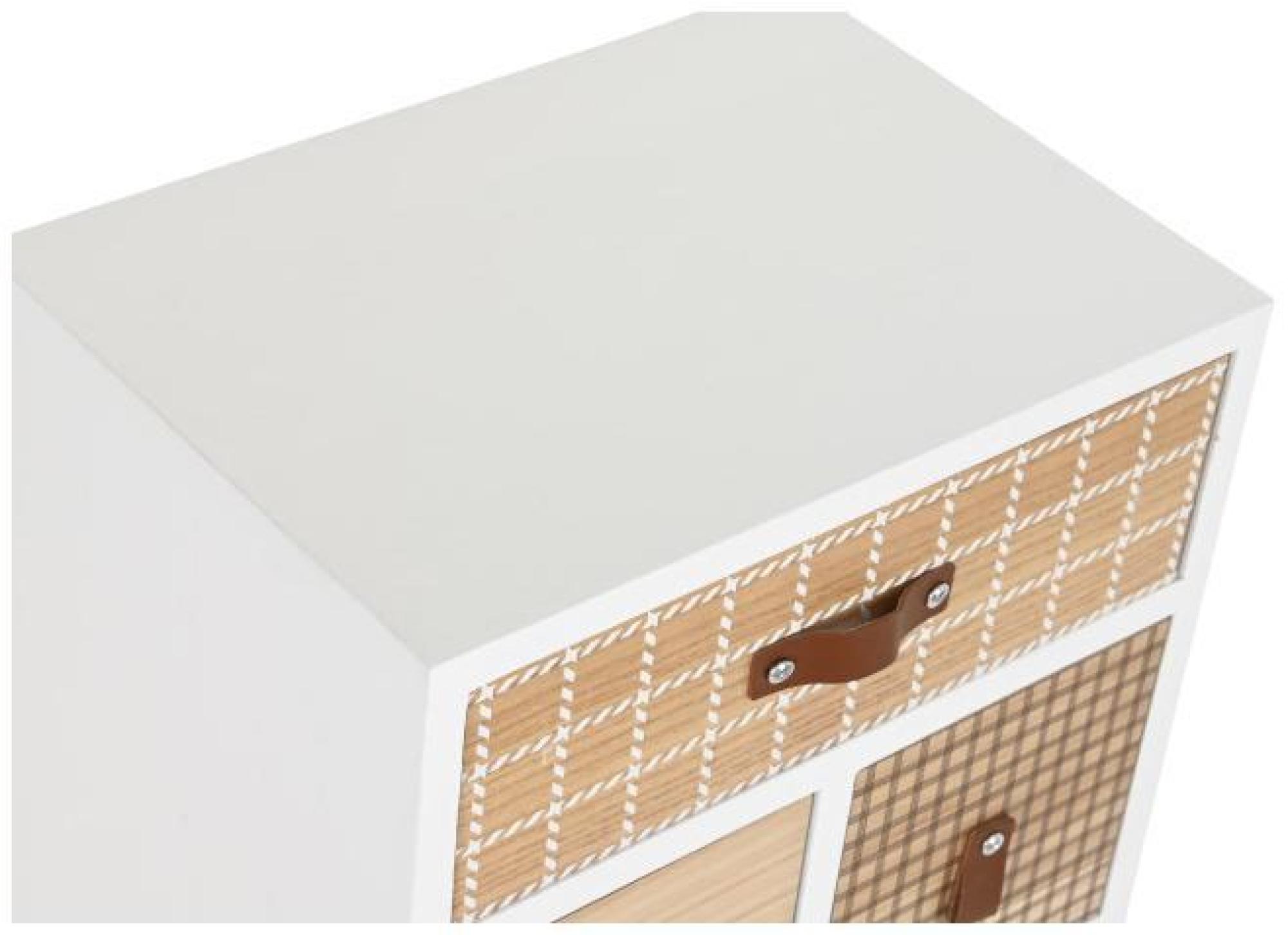 Product photograph of Scandi Natural 4 Drawer Bedside Table from Choice Furniture Superstore.