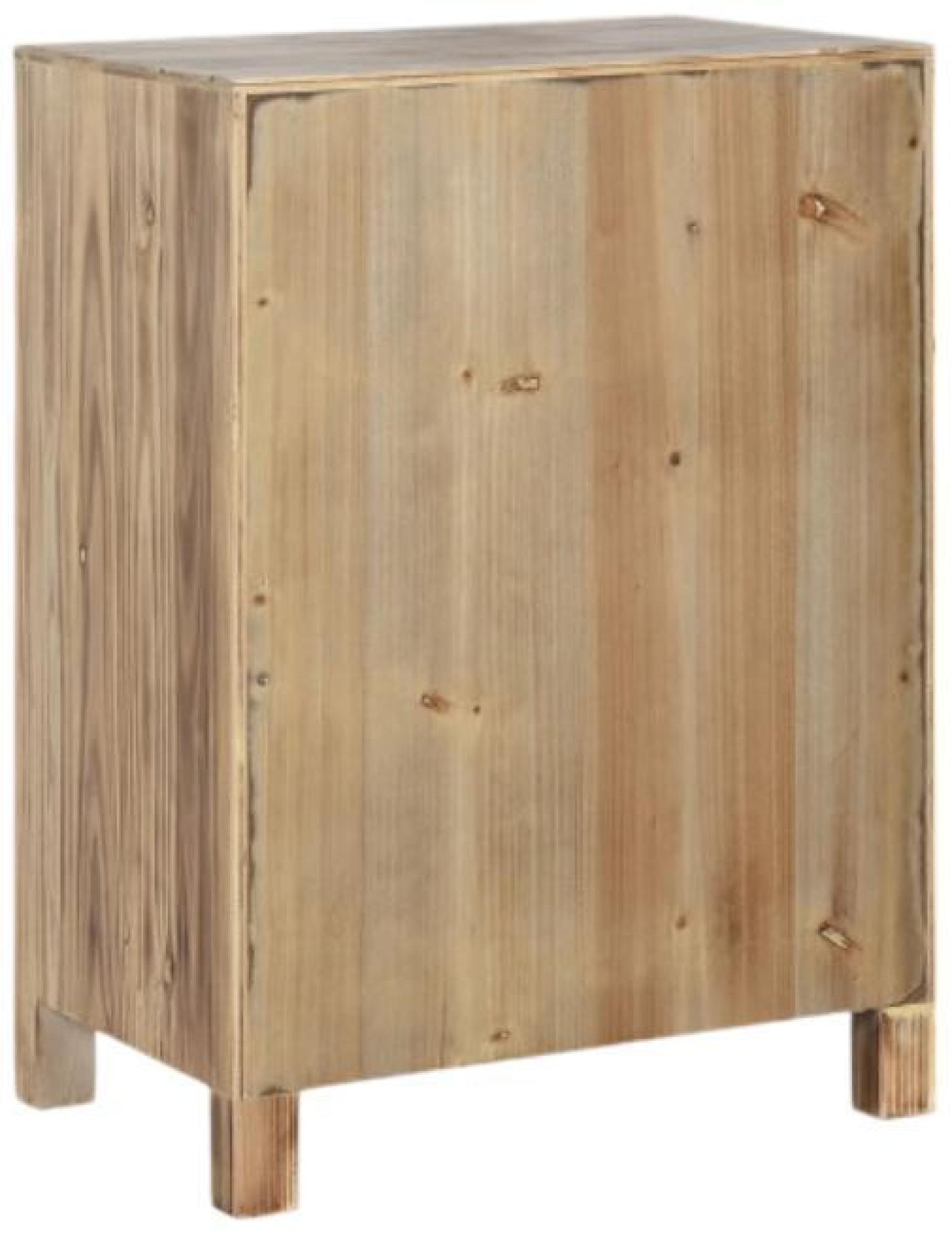 Product photograph of Oriental Natural 2 Door 1 Drawer Bedside Table from Choice Furniture Superstore.