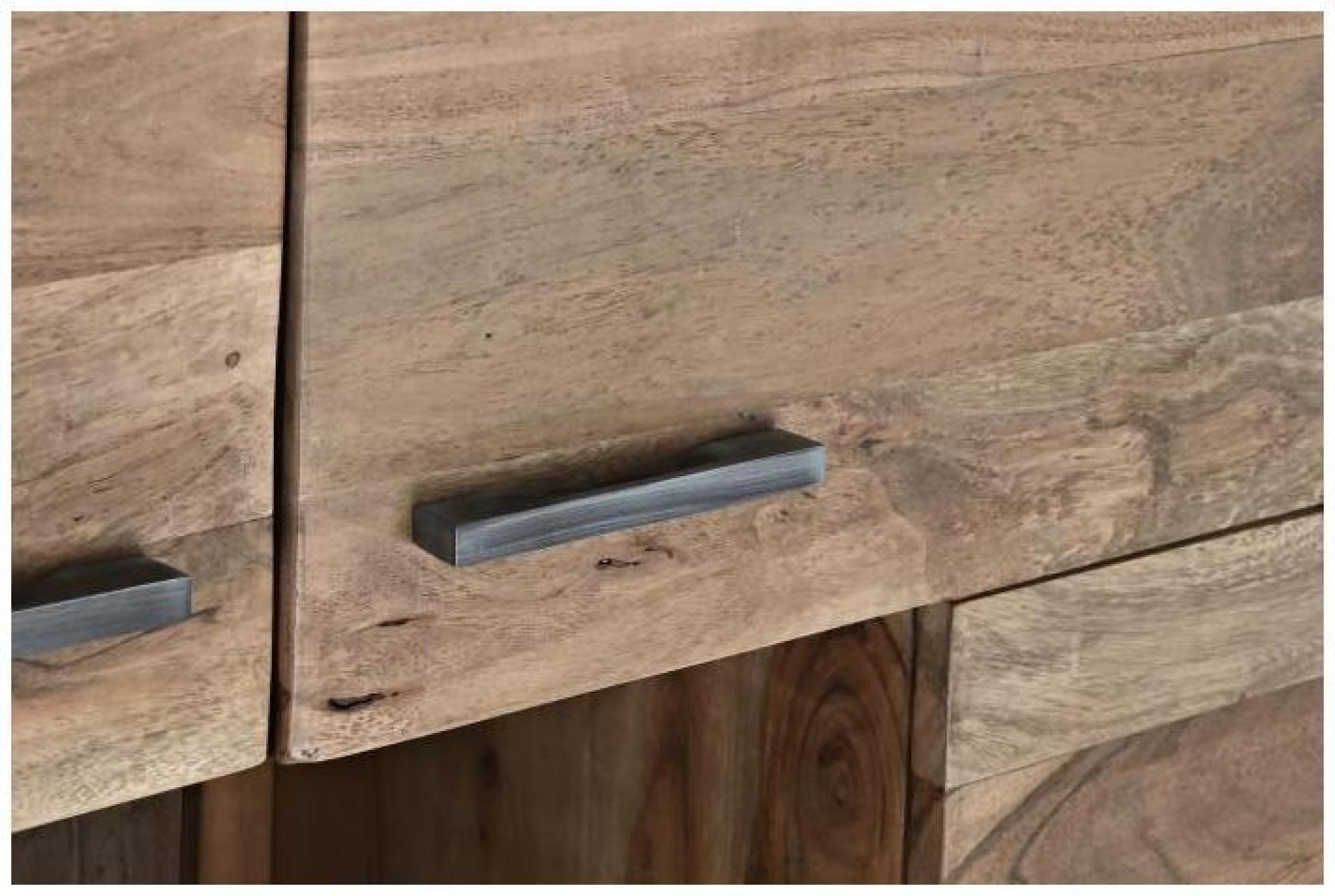 Product photograph of Hudson Acacia Wood Large Hall Cabinet from Choice Furniture Superstore.