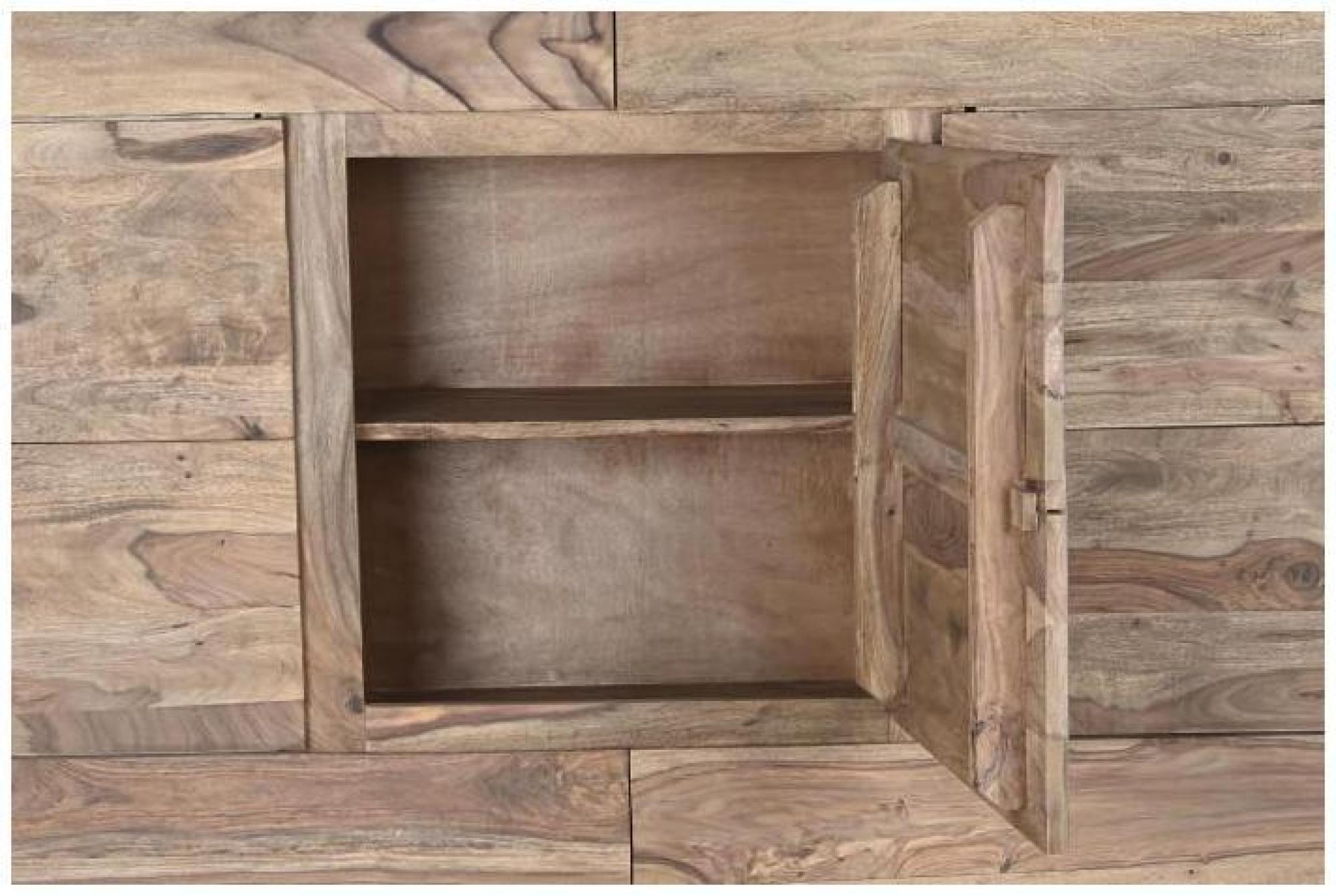 Product photograph of Brown Sheesham Large Hall Cabinet from Choice Furniture Superstore.