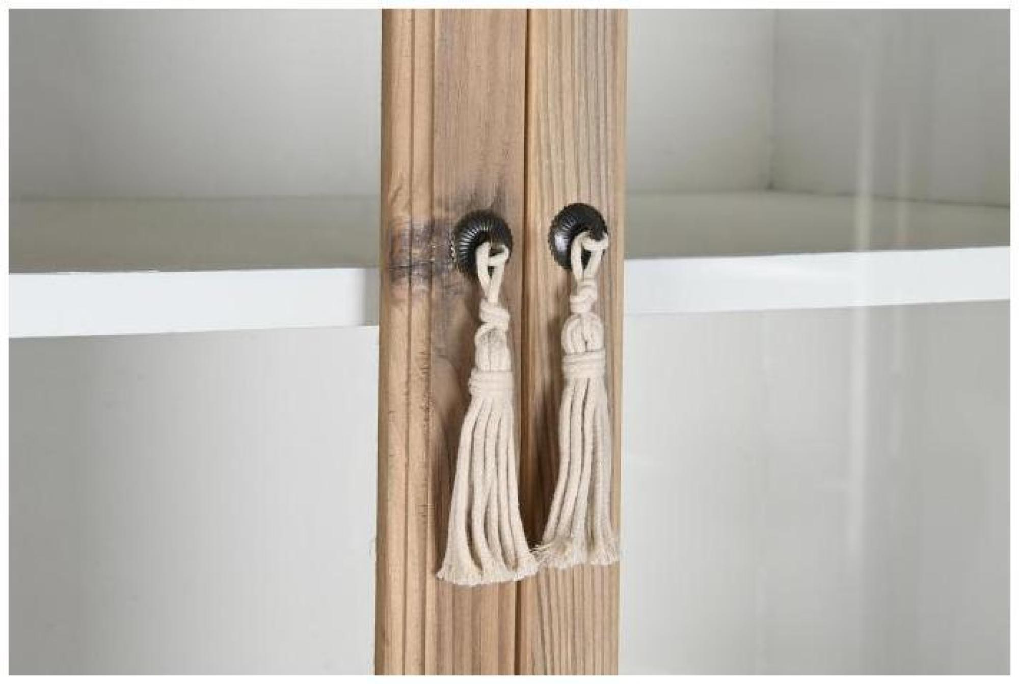 Product photograph of Bohemian White Printed Display Cabinet from Choice Furniture Superstore.