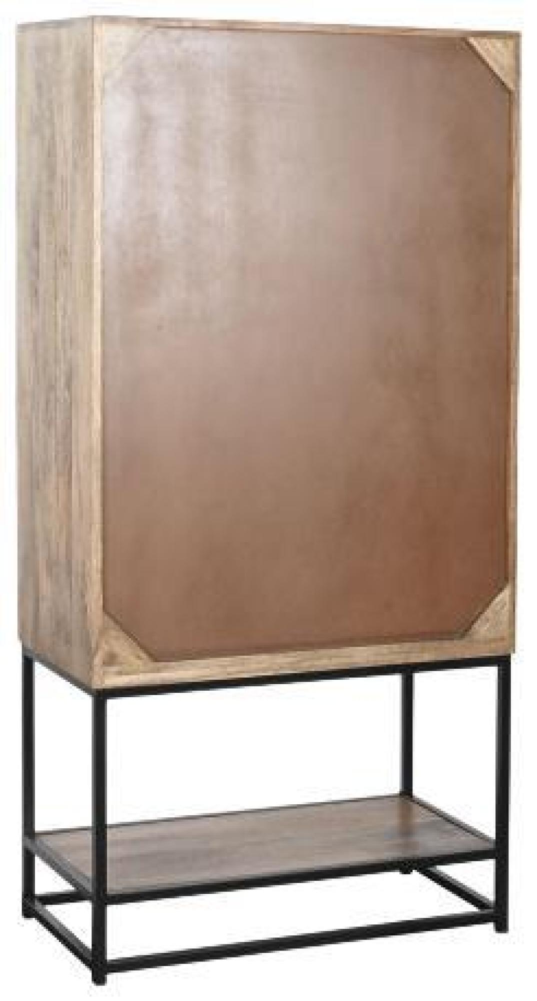 Product photograph of Lattice Mango Wood 2 Door Hall Cabinet from Choice Furniture Superstore.