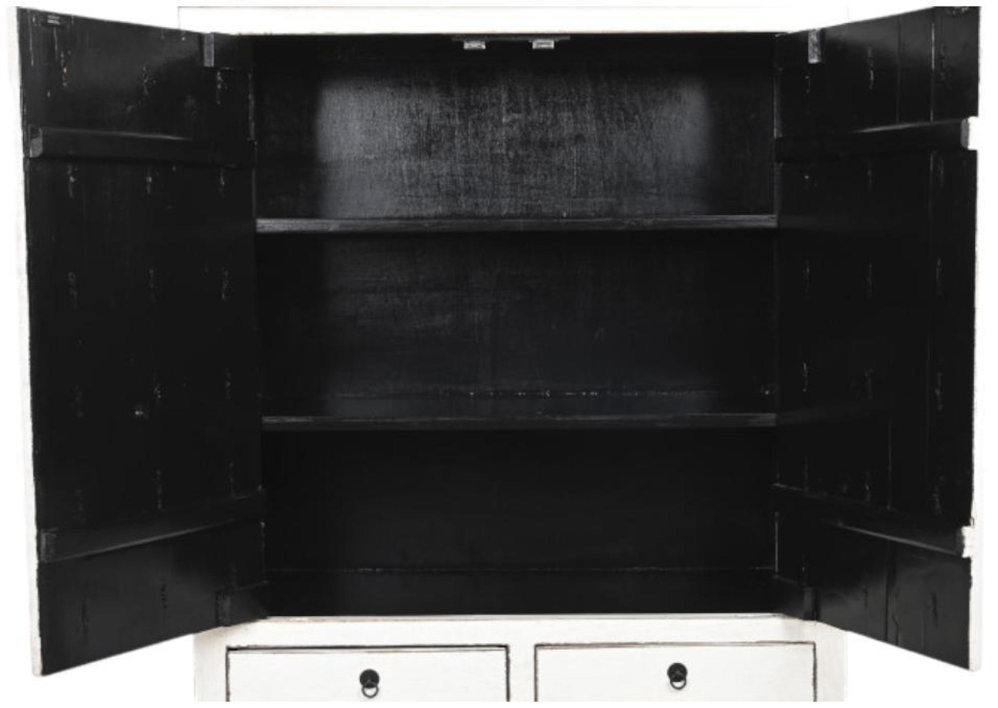 Product photograph of White Elm Wood 2 Door Hall Cabinet from Choice Furniture Superstore.