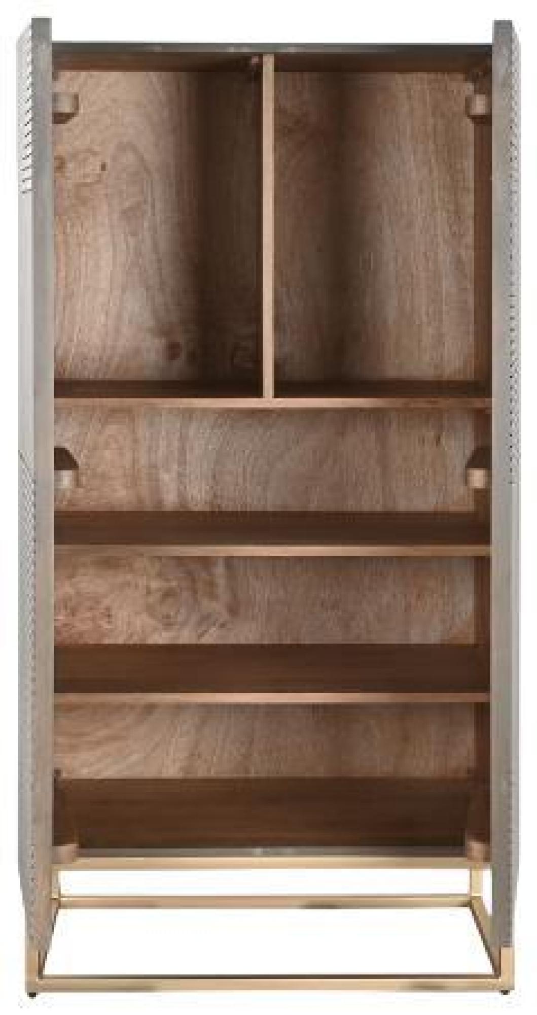 Product photograph of Modern Dark Grey Wooden 2 Door Hall Cabinet from Choice Furniture Superstore.
