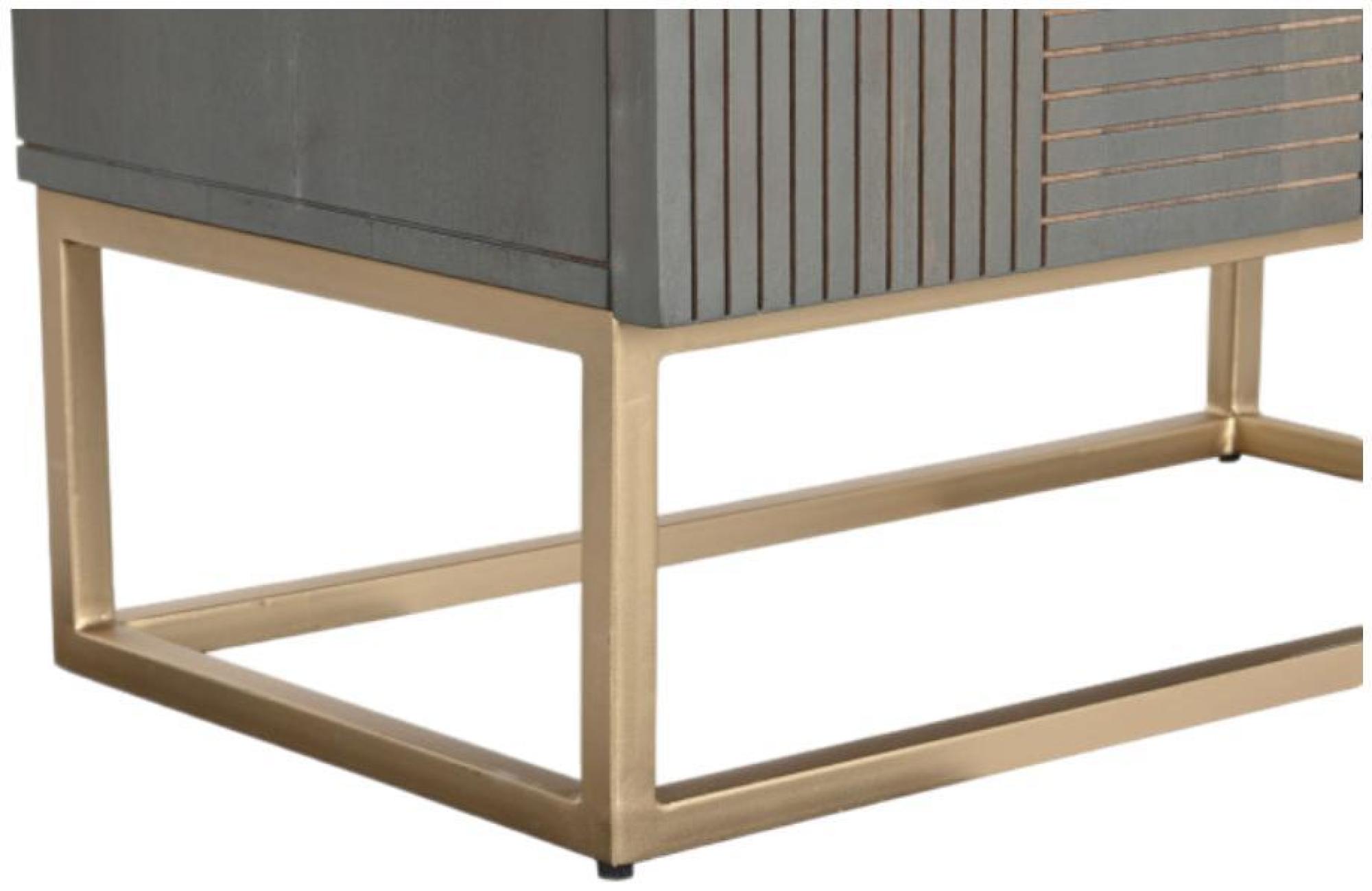 Product photograph of Modern Dark Grey Wooden 2 Door Hall Cabinet from Choice Furniture Superstore.