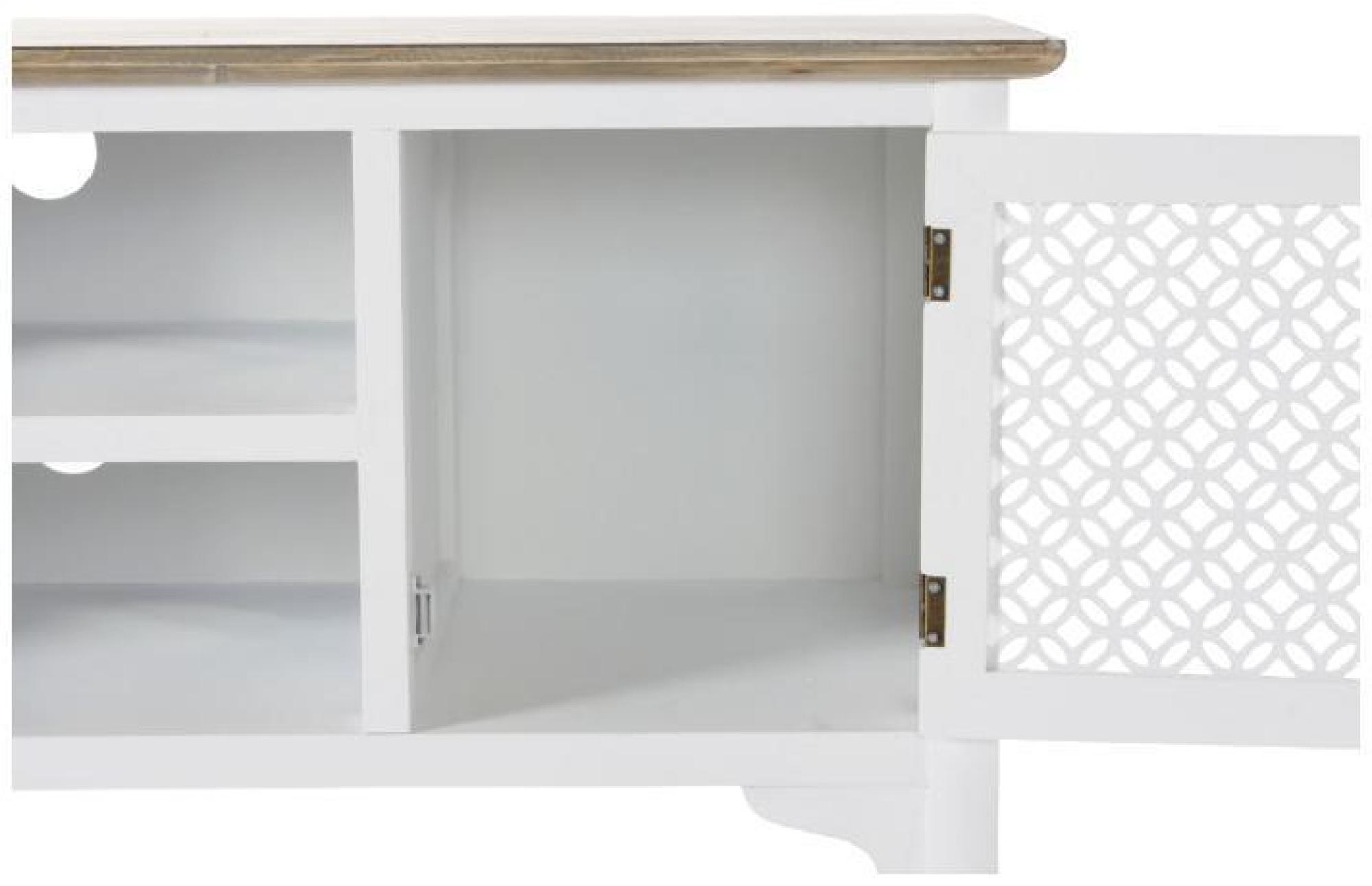 Product photograph of Cottage White Wooden 120cm Tv Unit from Choice Furniture Superstore.