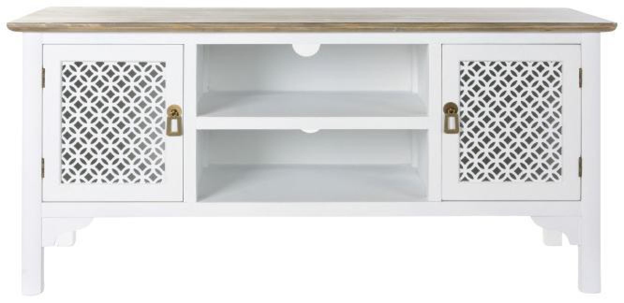 Product photograph of Cottage White Wooden 120cm Tv Unit from Choice Furniture Superstore.