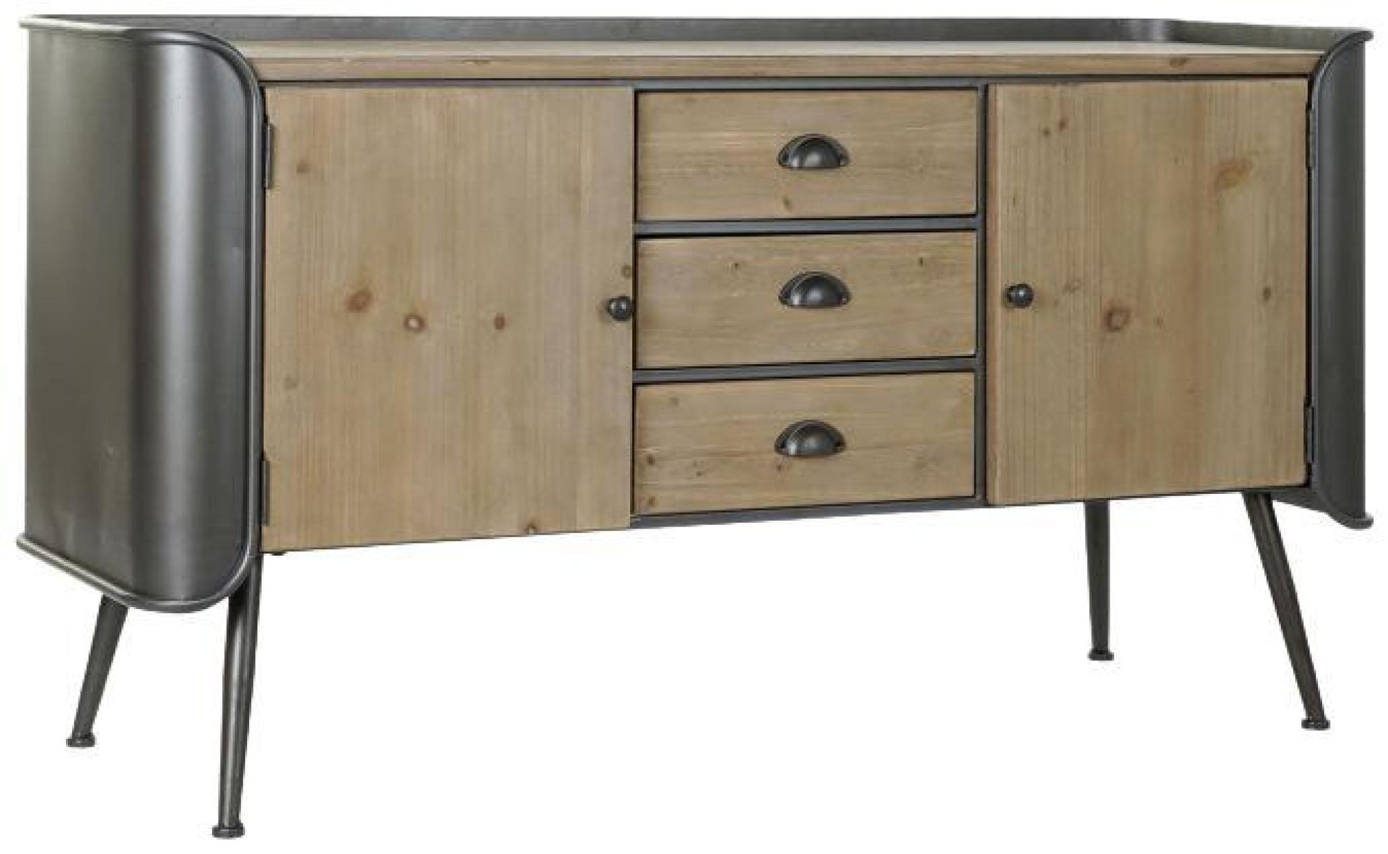 Product photograph of Modern Solid Wood And Metal Tv Unit from Choice Furniture Superstore.