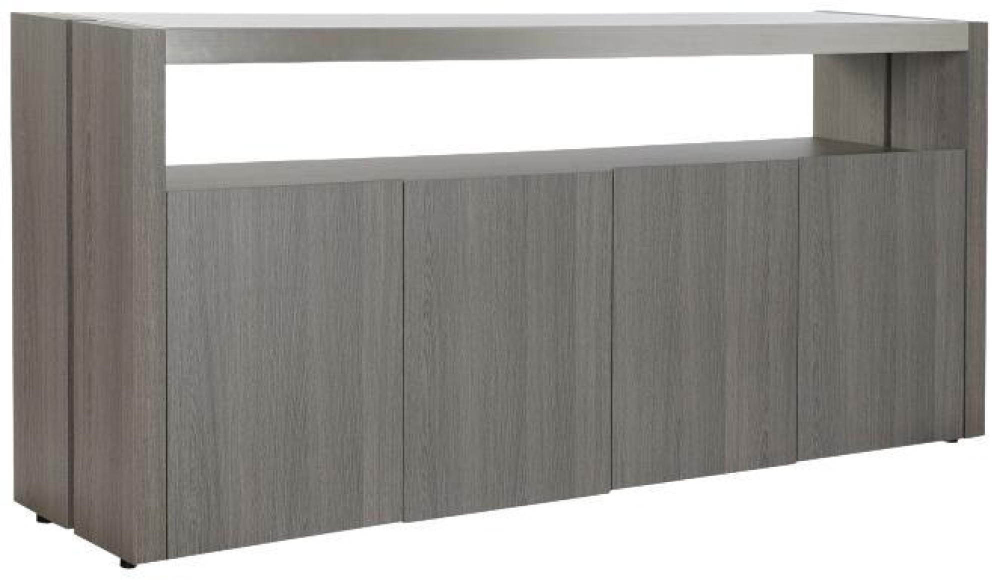 Product photograph of Oriental Grey Wooden Large Sideboard - 4 Doors from Choice Furniture Superstore.