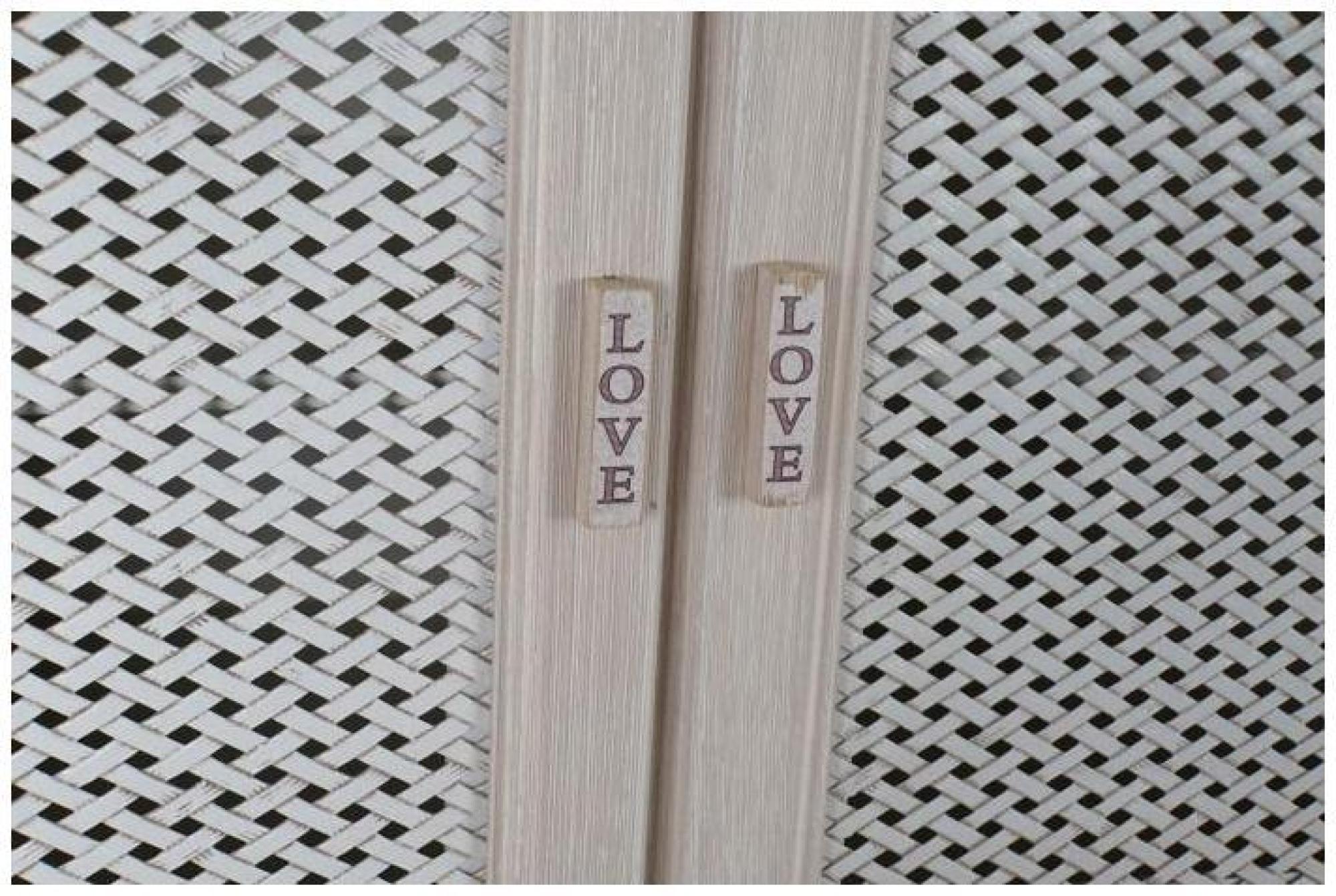 Product photograph of White Wood 110cm Medium 2 Door Sideboard from Choice Furniture Superstore.
