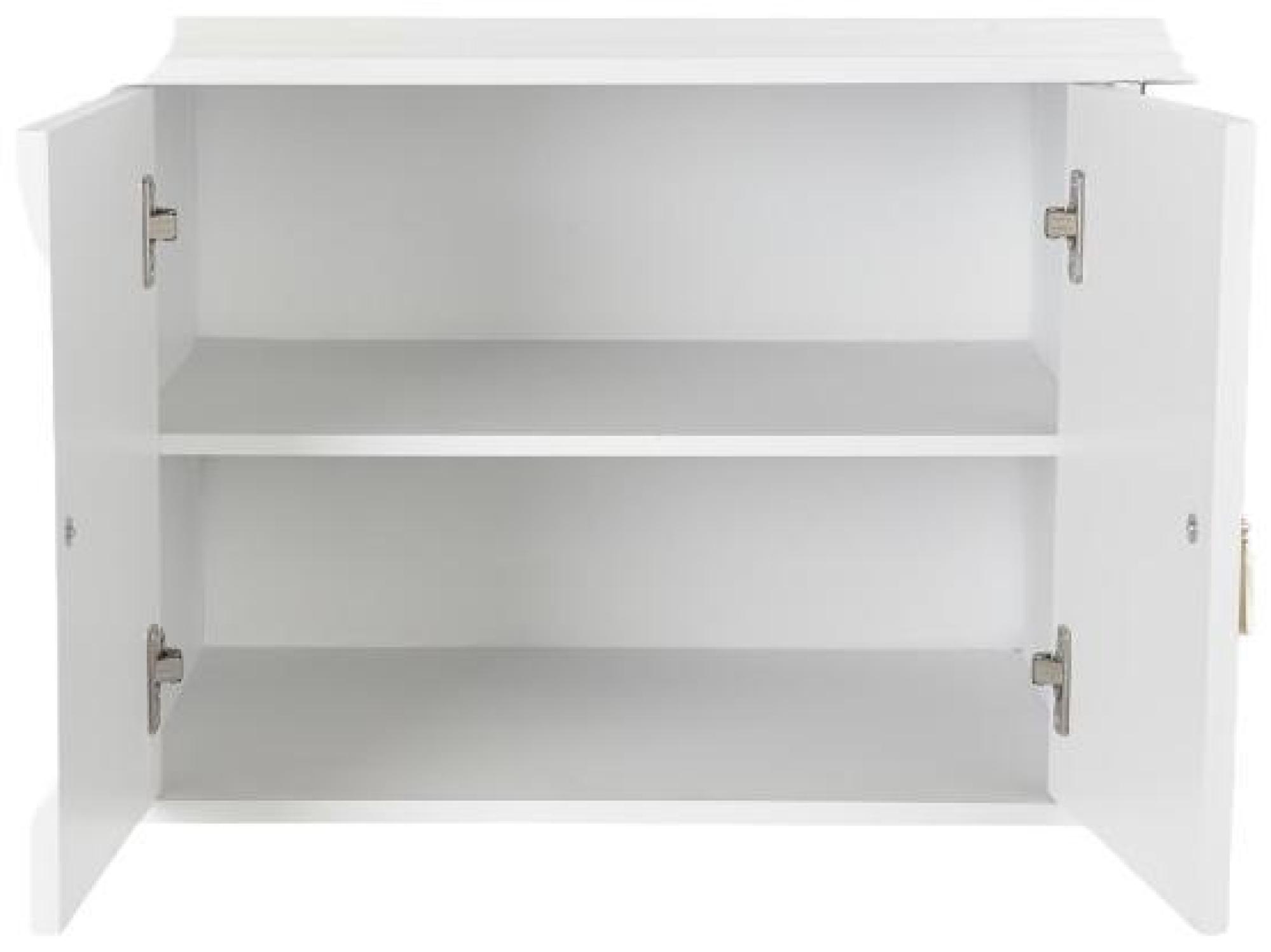 Product photograph of White Wooden 120cm Small Sideboard - 3 Door from Choice Furniture Superstore.