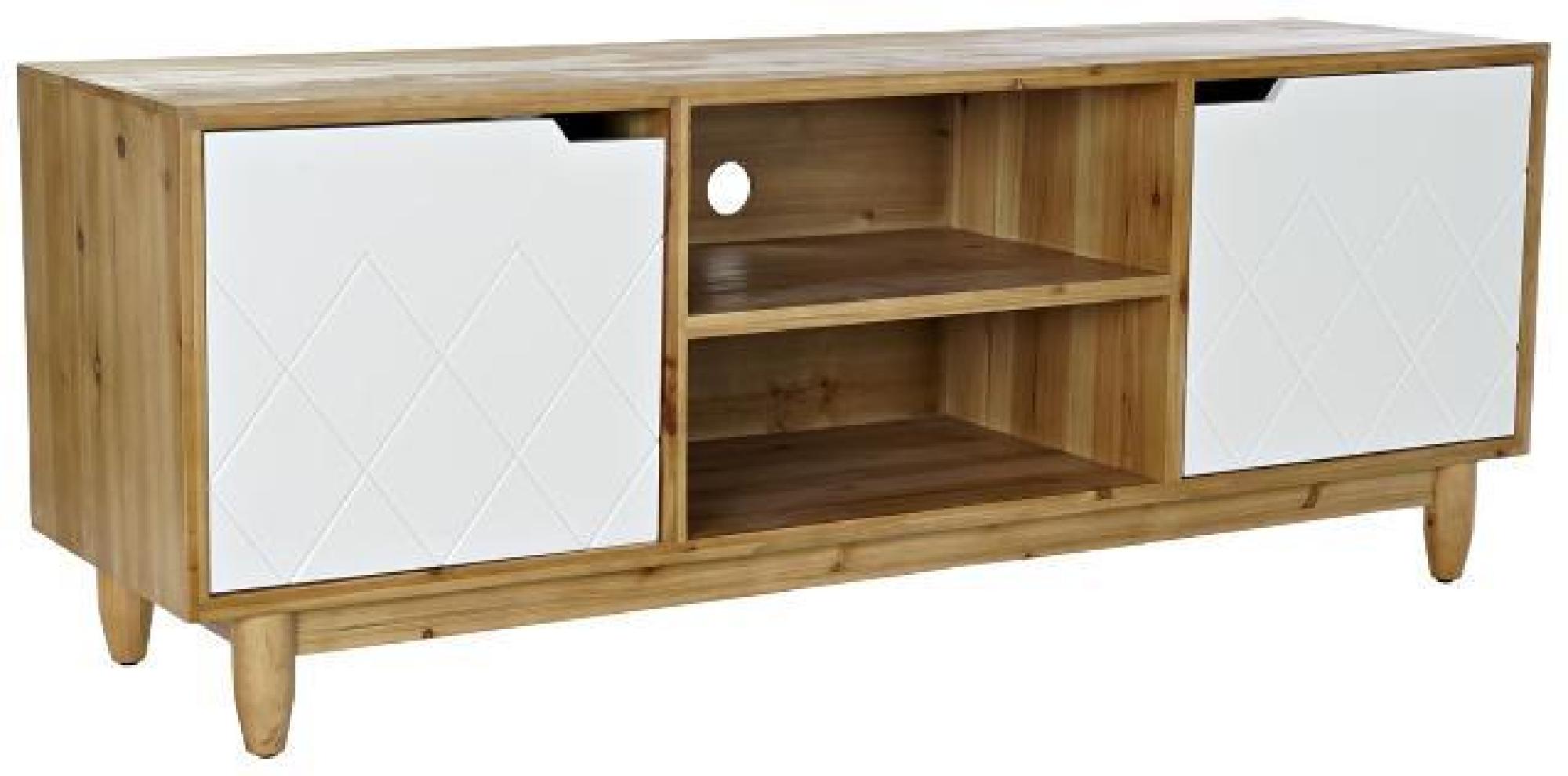 Product photograph of Ranchi Wood And White 140cm Tv Unit from Choice Furniture Superstore.