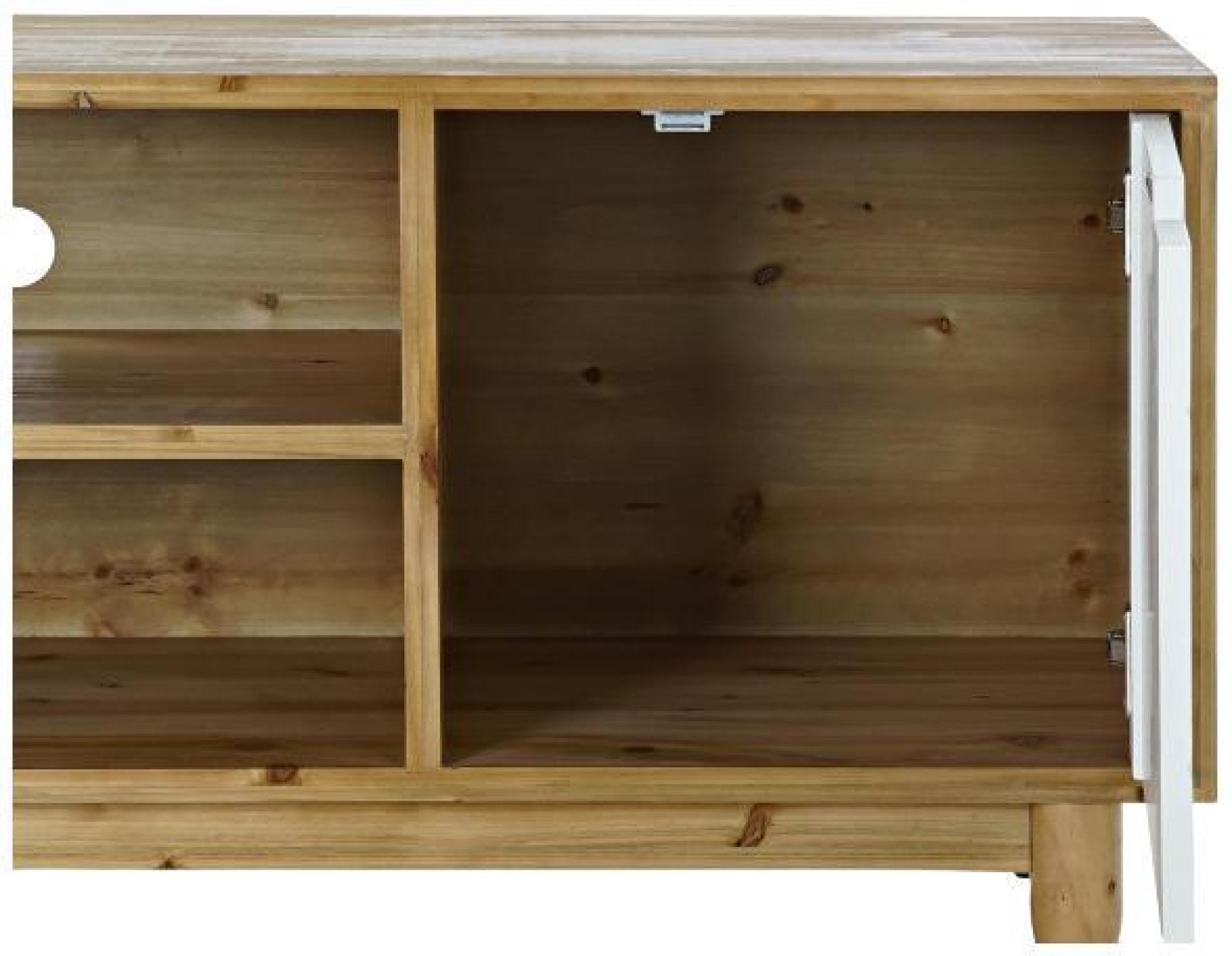 Product photograph of Ranchi Wood And White 140cm Tv Unit from Choice Furniture Superstore.