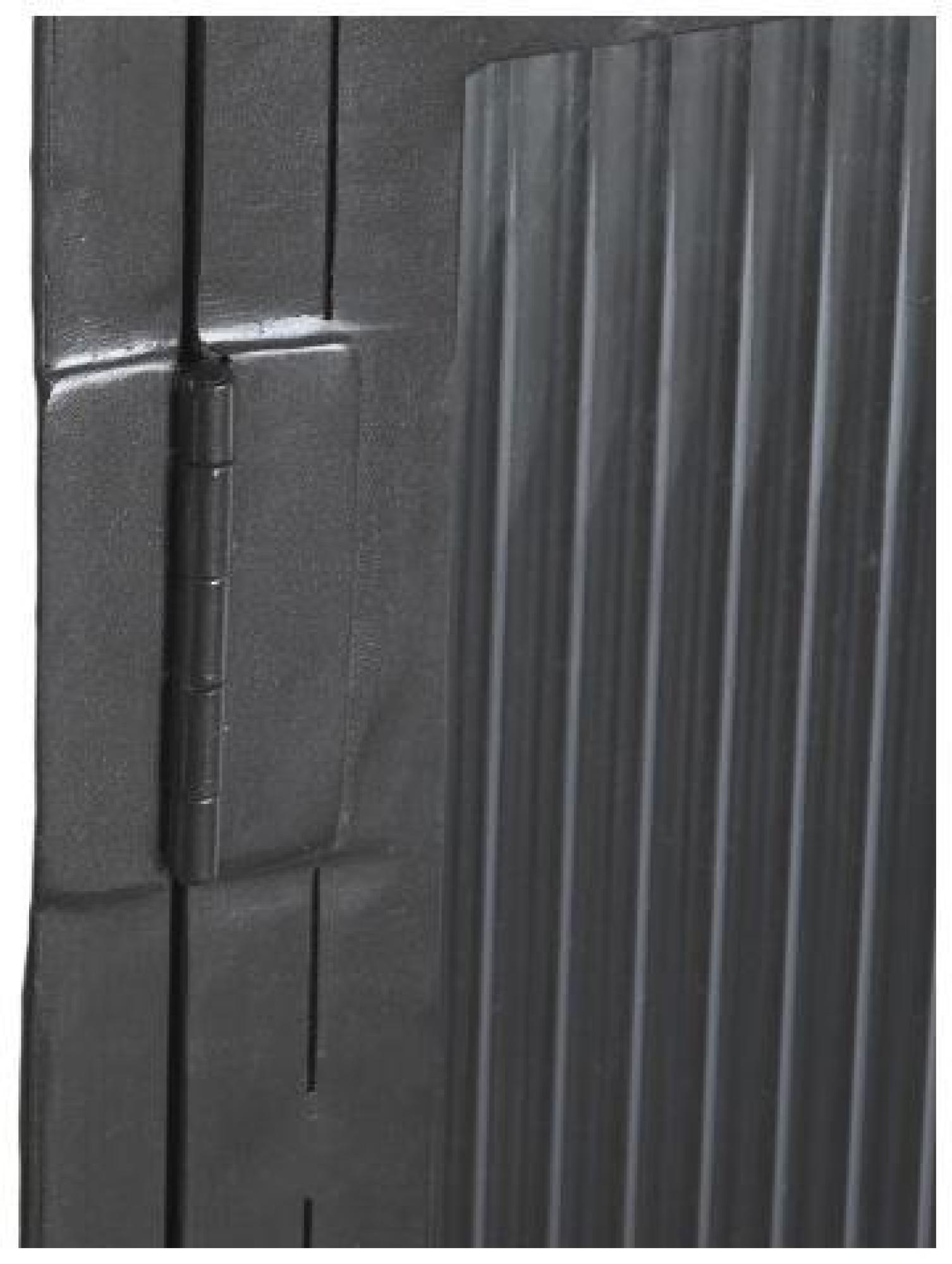 Product photograph of Black Metal Industrial Style Medium 2 Door Sideboard - 145cm from Choice Furniture Superstore.