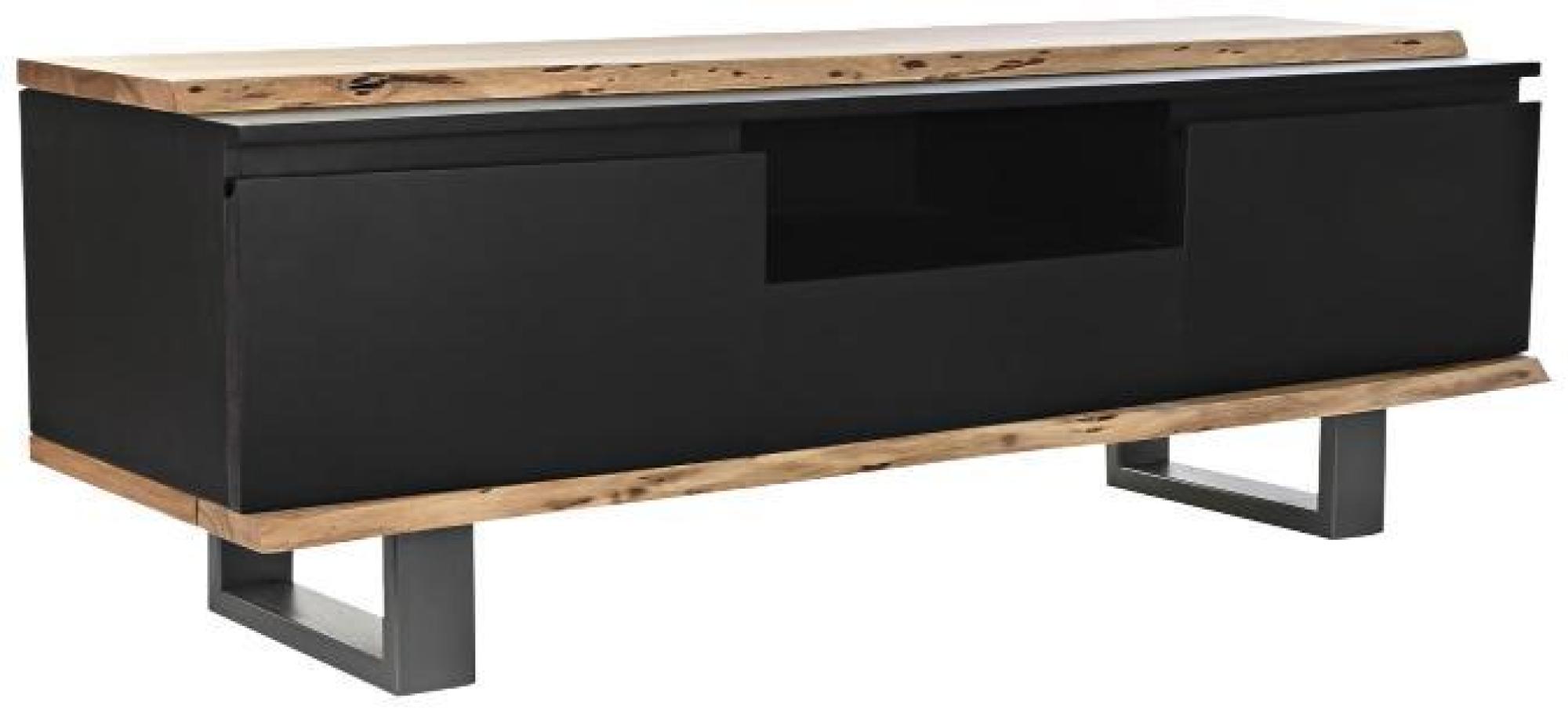 Product photograph of Oriental Black Mango Wood 145cm Tv Unit from Choice Furniture Superstore.