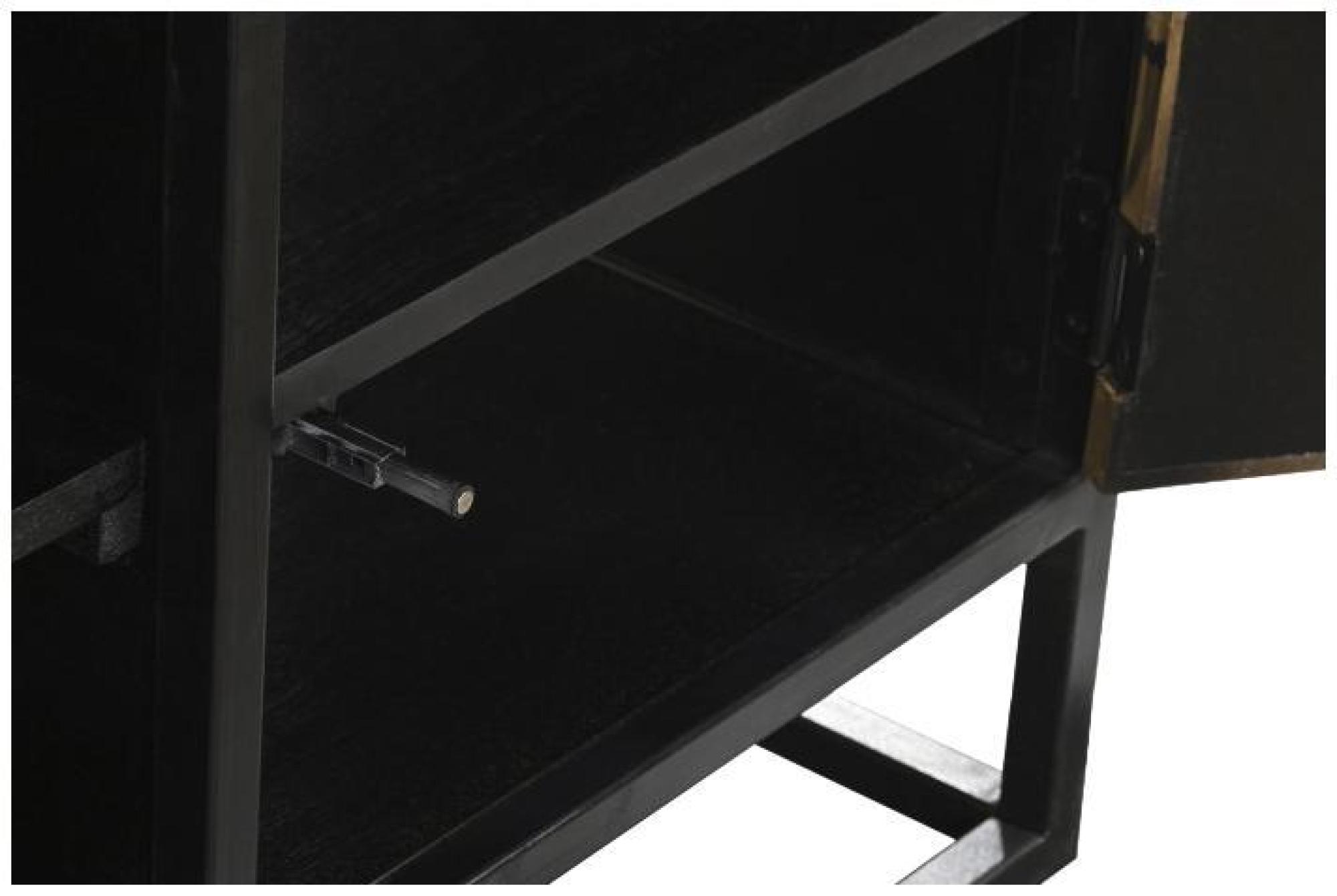 Product photograph of Black Wooden 120cm Tv Unit from Choice Furniture Superstore.