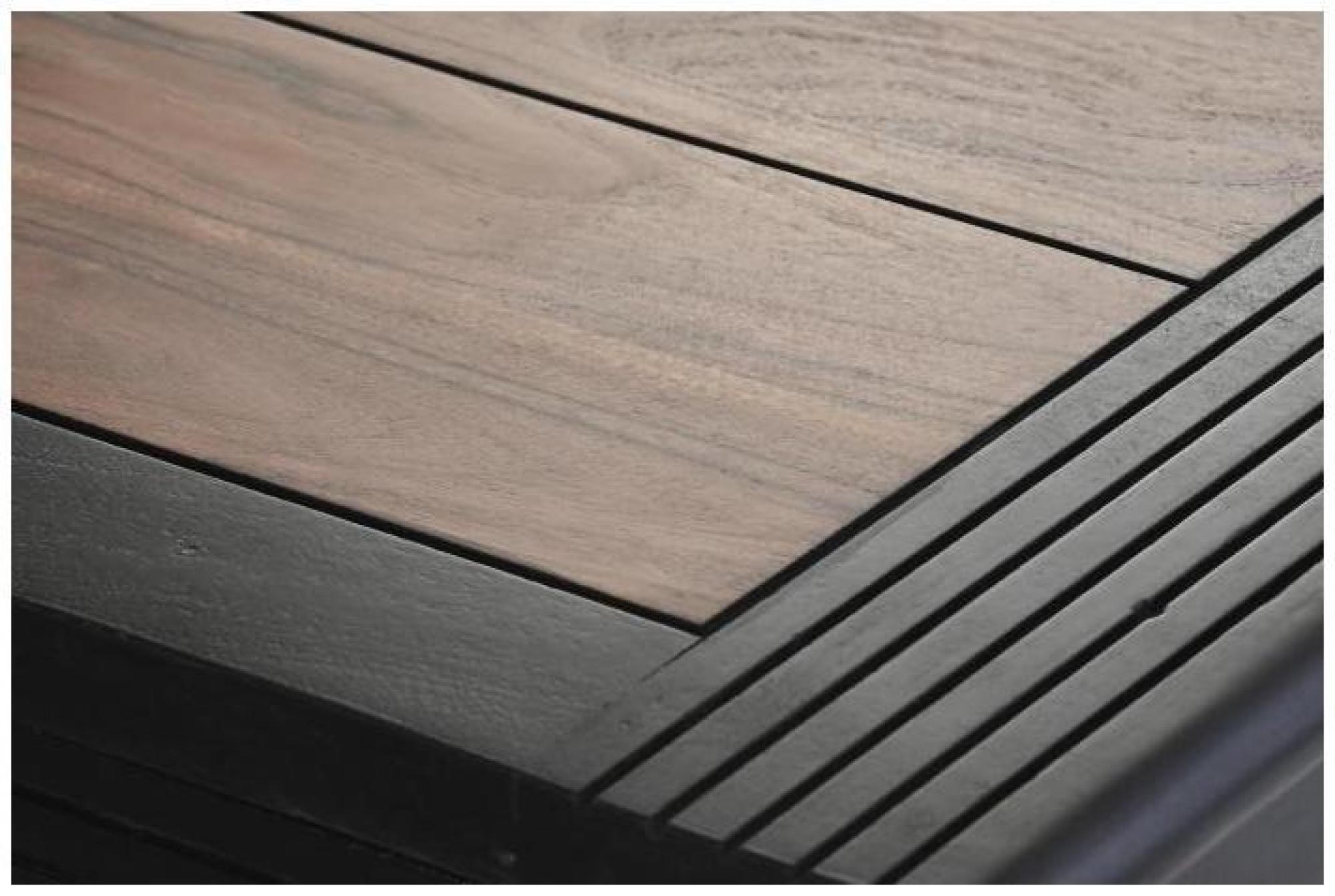 Product photograph of Long Island Dark Acacia Wood 140cm Tv Unit from Choice Furniture Superstore.
