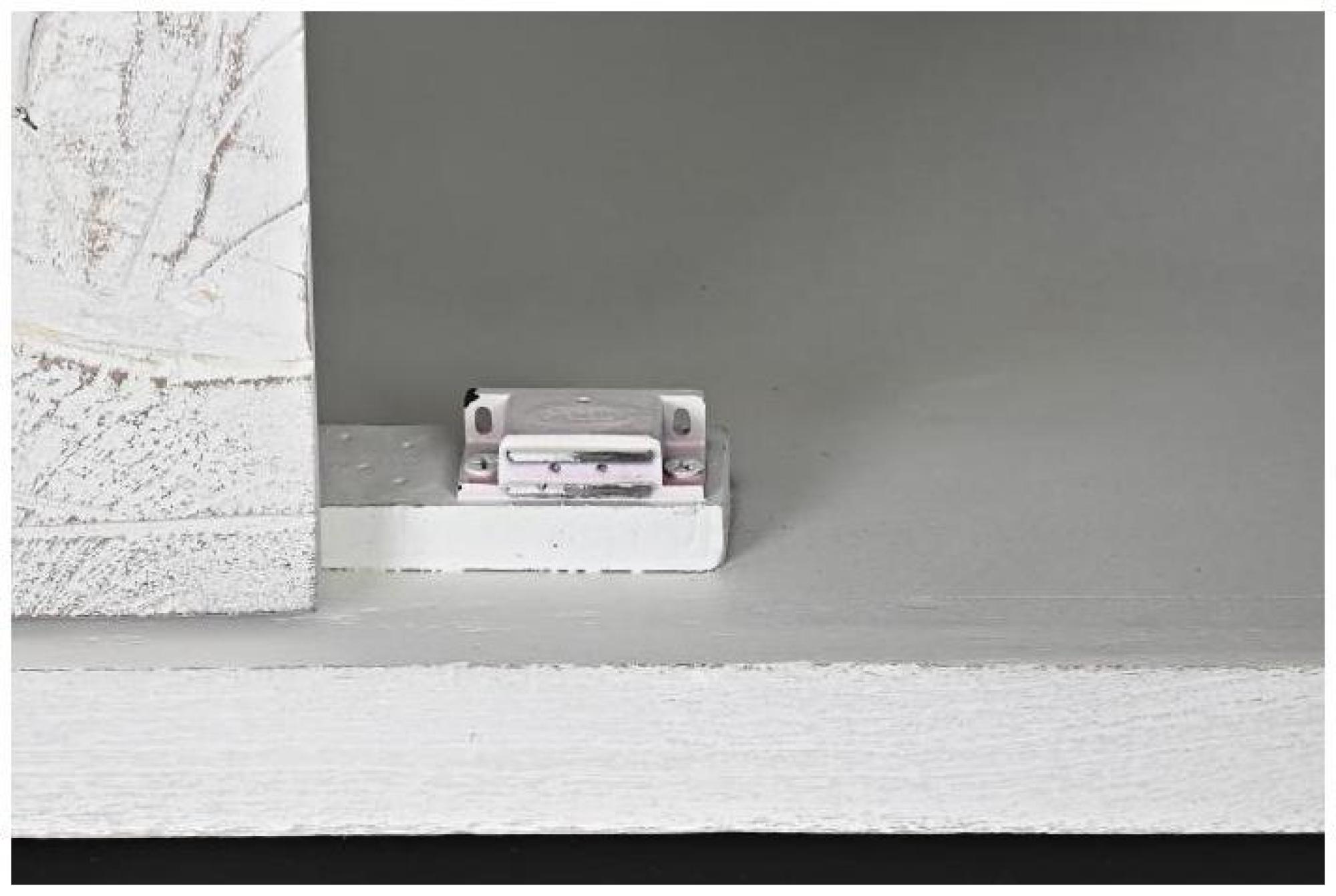Product photograph of White Washed Carved Mango Wood 4 Door Medium Sideboard - 150cm from Choice Furniture Superstore.
