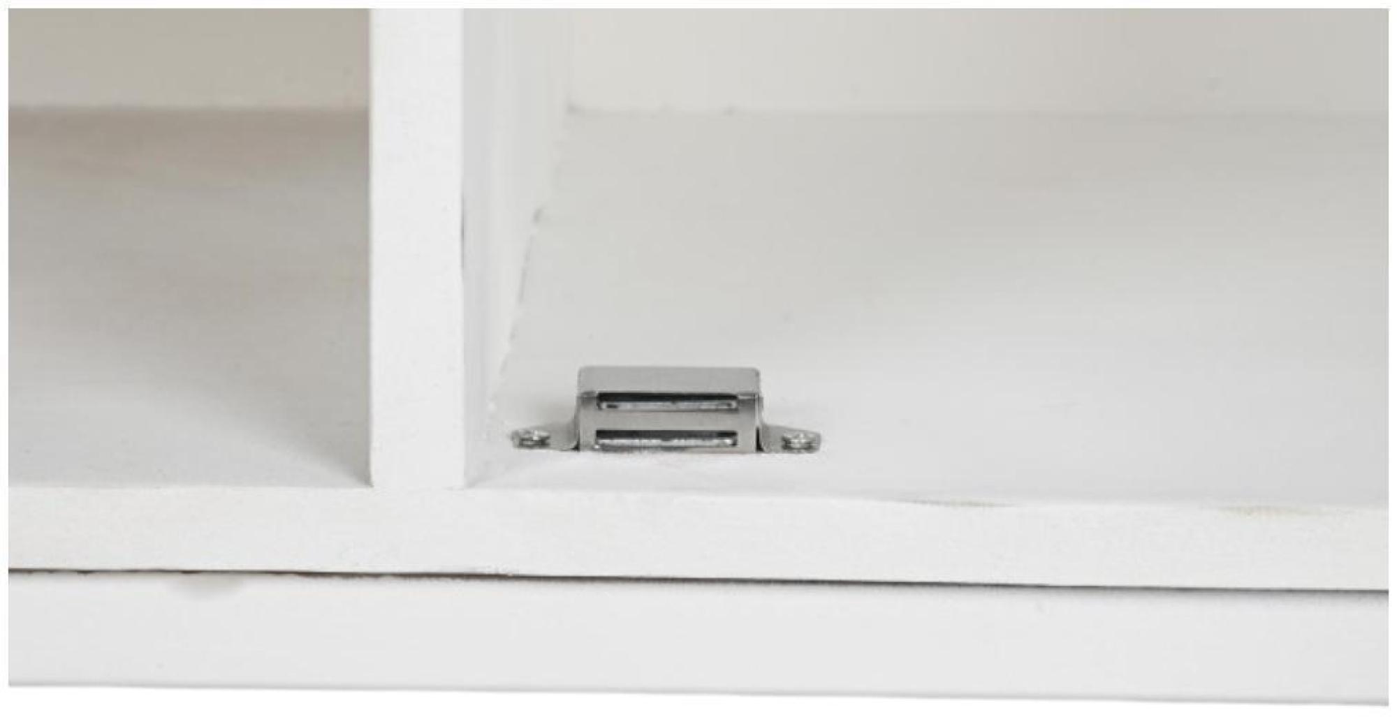 Product photograph of Cooch White Mango Wood 120cm Tv Unit from Choice Furniture Superstore.