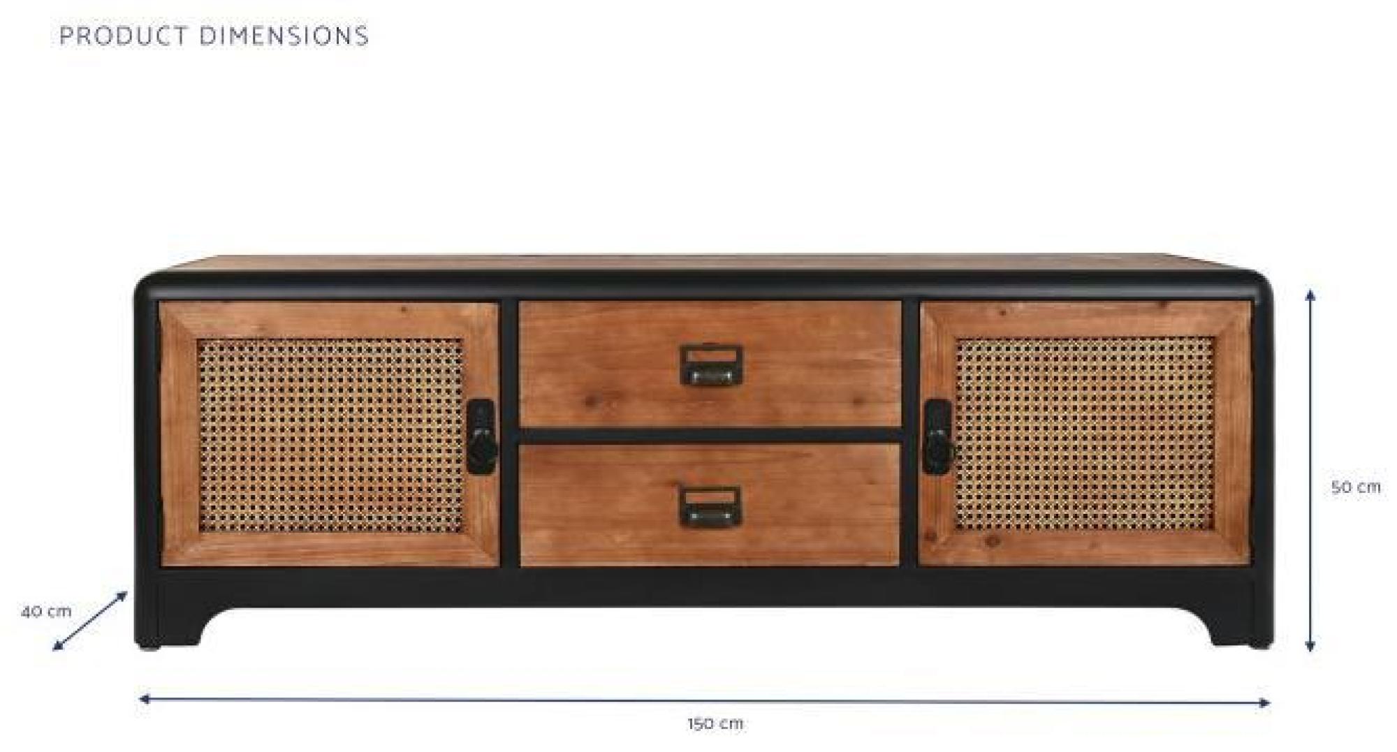 Product photograph of Modern Dark Brown Wooden 150cm Tv Unit from Choice Furniture Superstore.