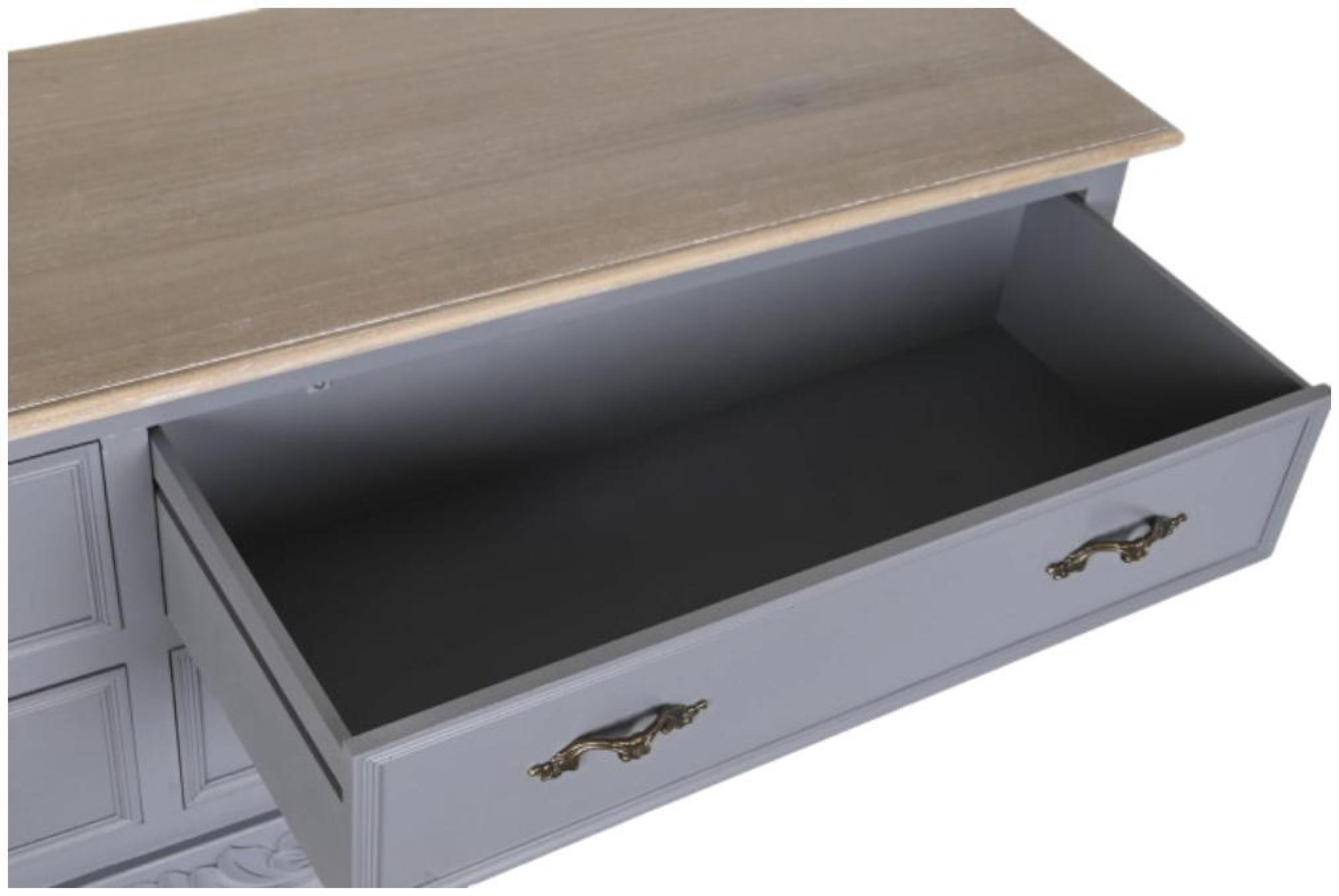 Product photograph of Harlow French Style Grey 120cm Tv Unit from Choice Furniture Superstore.