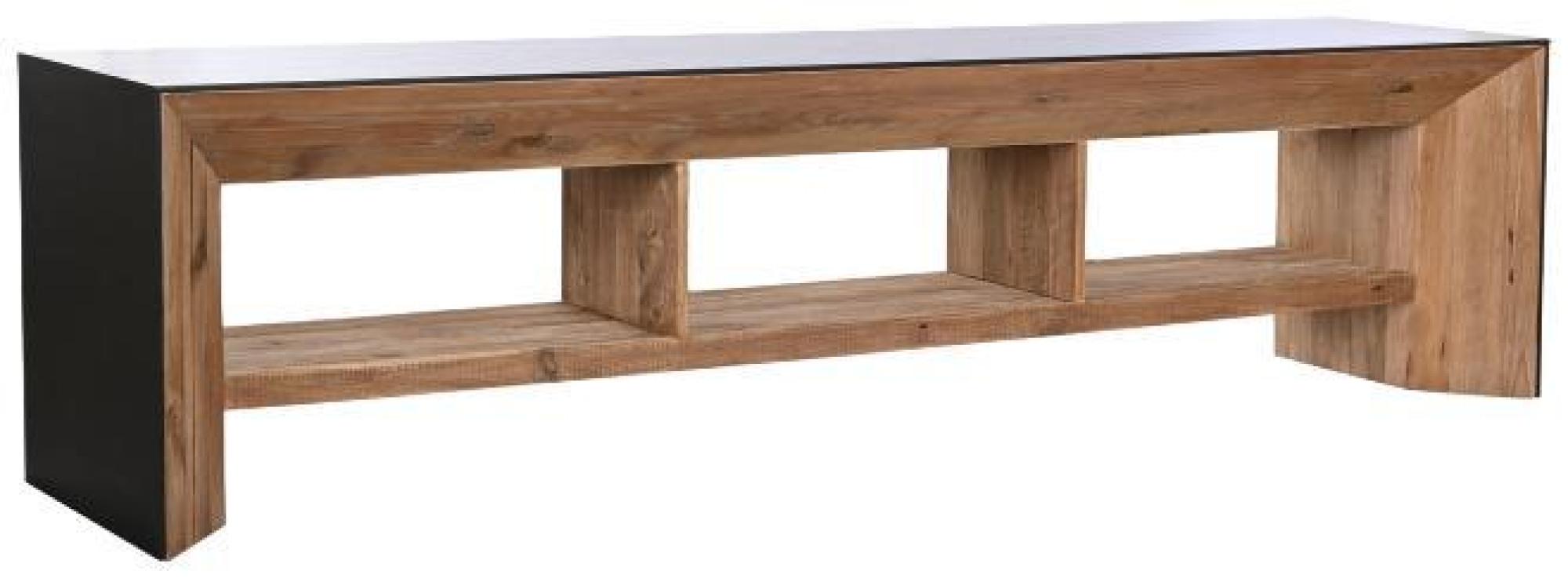 Product photograph of Modern Brown Reclaimed Wood 240cm Tv Unit from Choice Furniture Superstore.