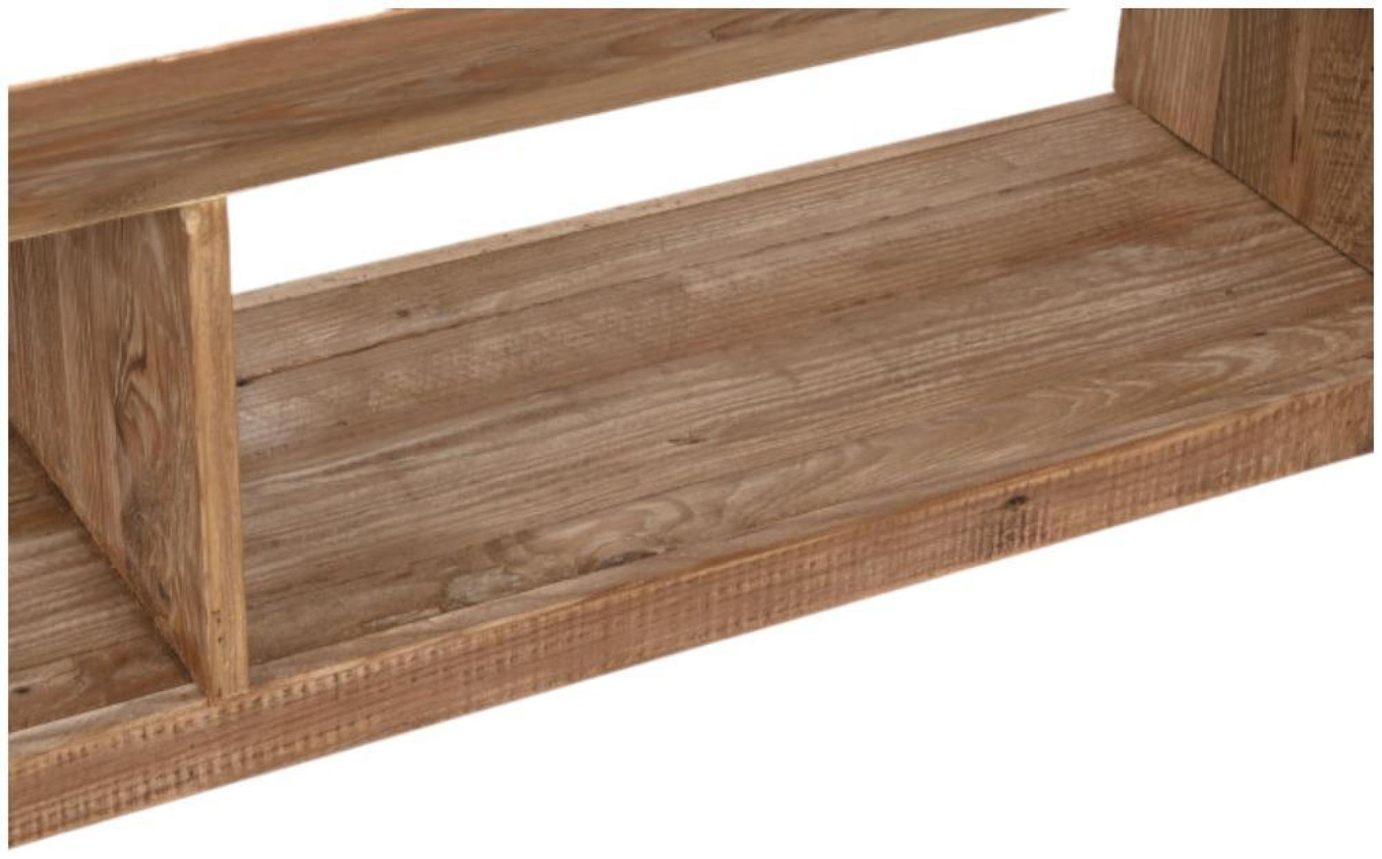 Product photograph of Modern Brown Reclaimed Wood 240cm Tv Unit from Choice Furniture Superstore.