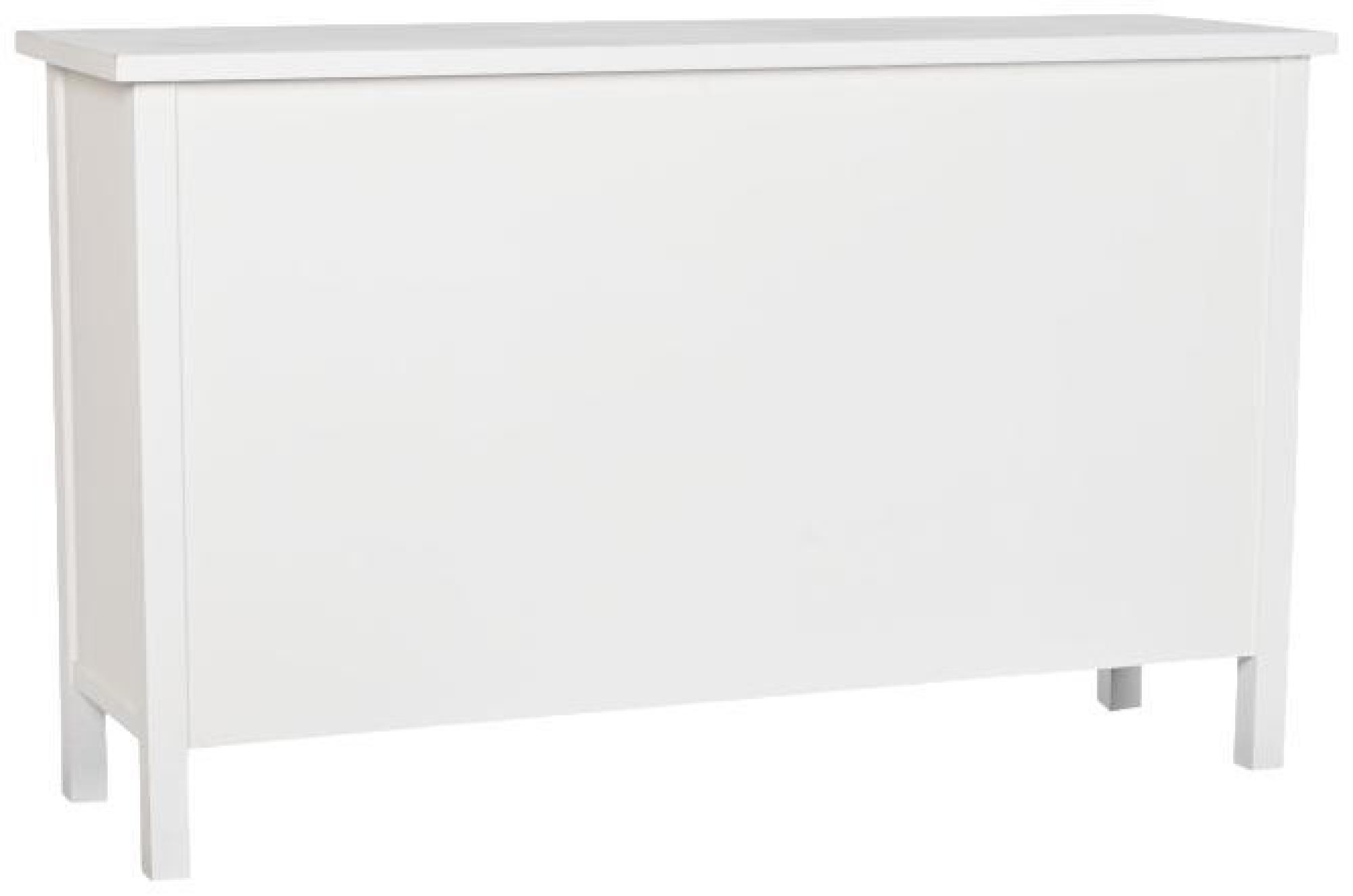 Product photograph of Modern White Wooden 130cm Medium Sideboard - 4 Doors from Choice Furniture Superstore.