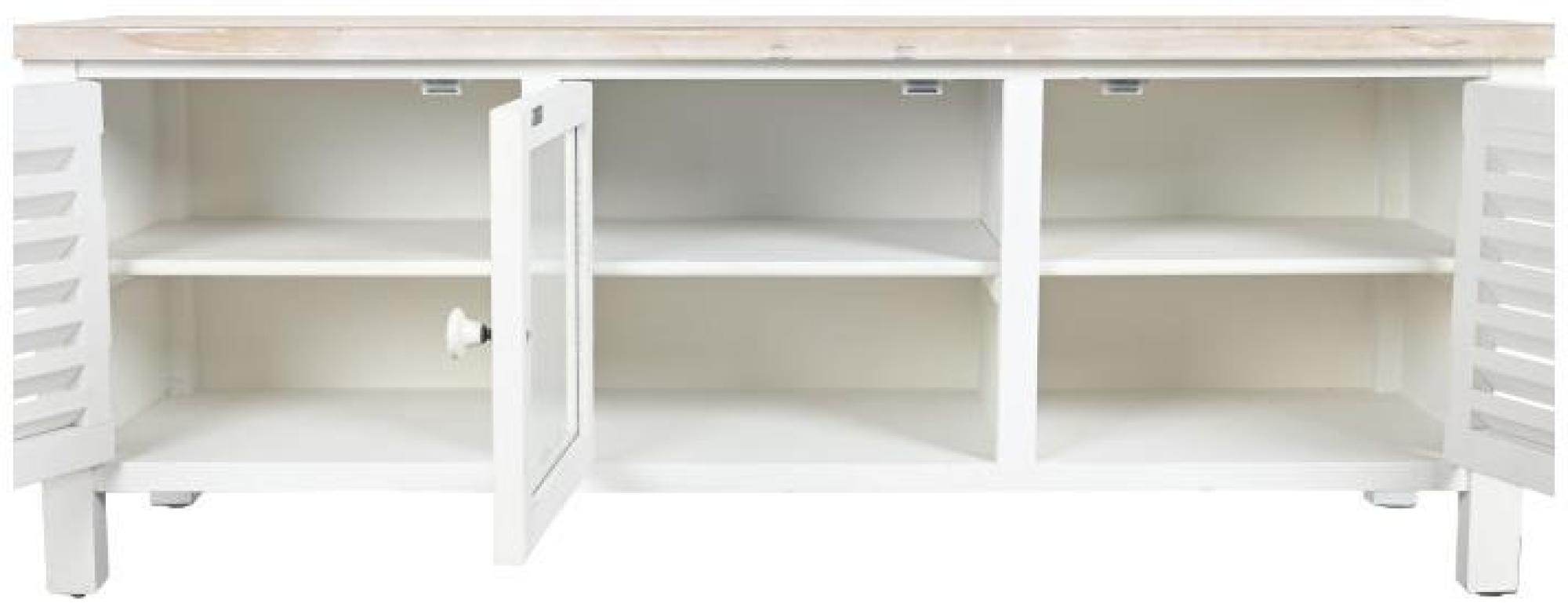 Product photograph of Traditional White Wooden 120cm Tv Unit from Choice Furniture Superstore.