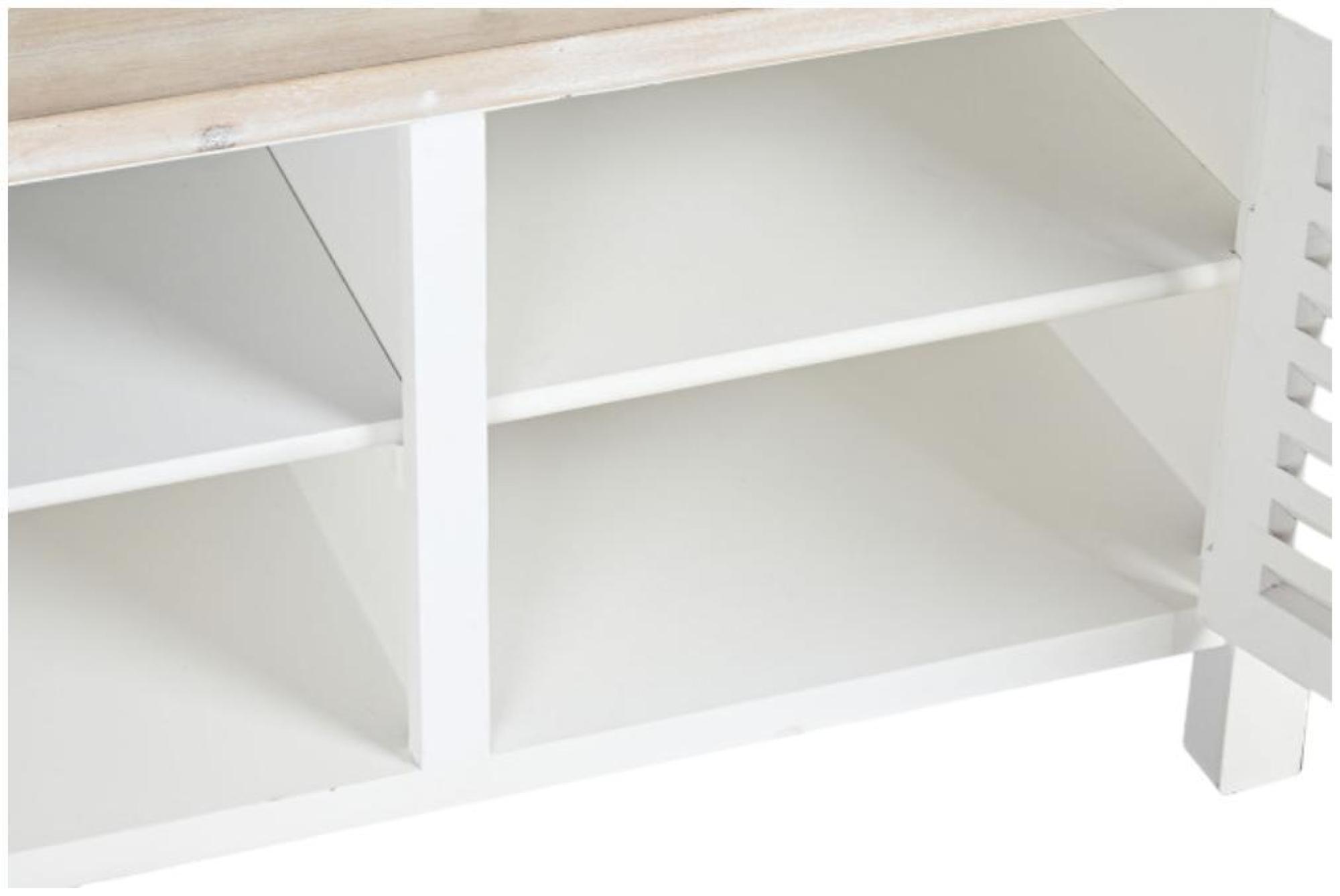 Product photograph of Traditional White Wooden 120cm Tv Unit from Choice Furniture Superstore.