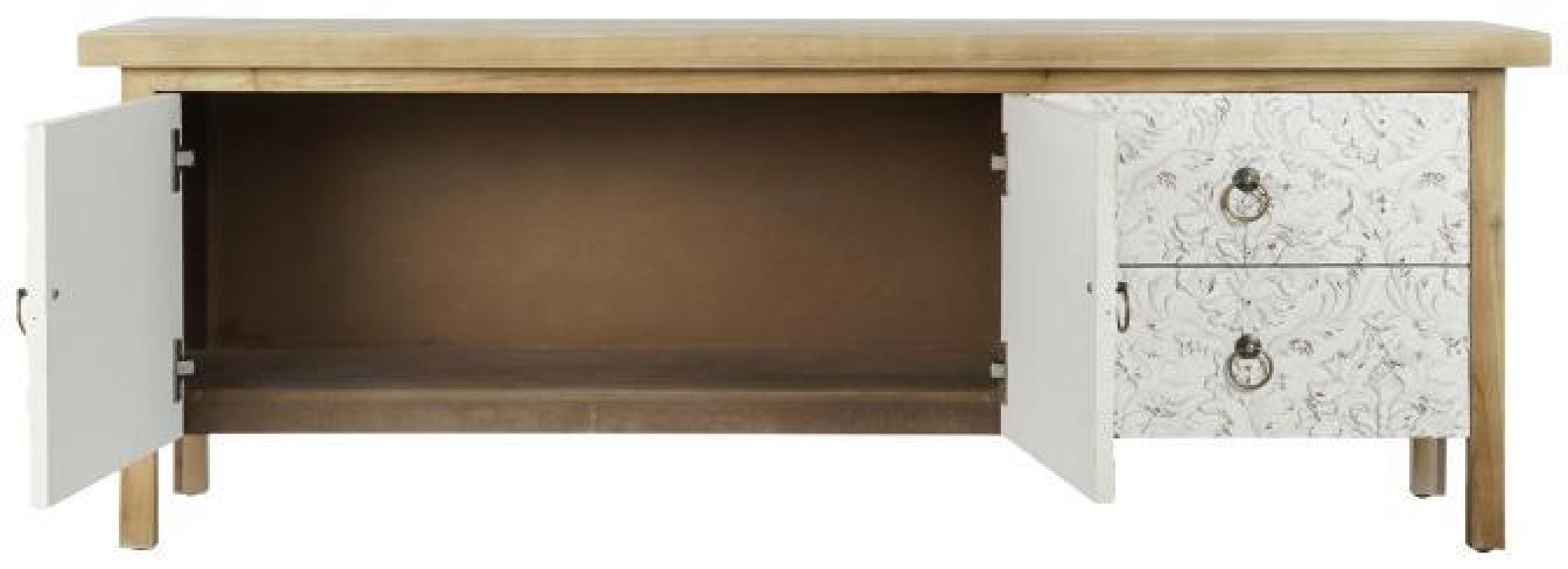 Product photograph of Modern Natural And White Wooden 140cm Tv Unit from Choice Furniture Superstore.