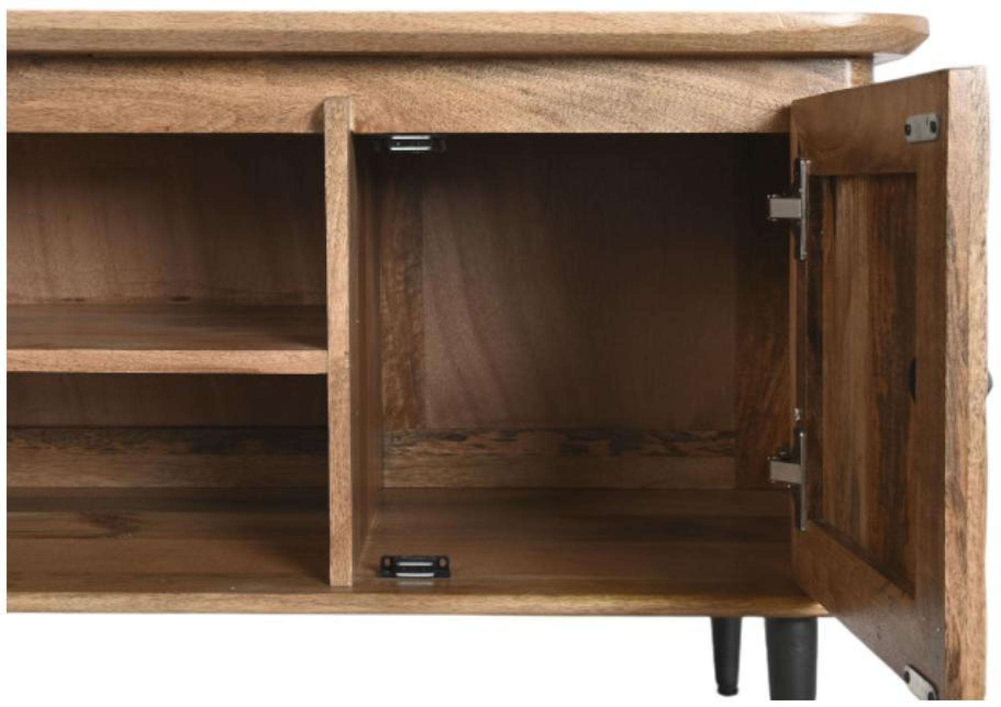 Product photograph of Modern Mango Wood 140cm Tv Unit from Choice Furniture Superstore.